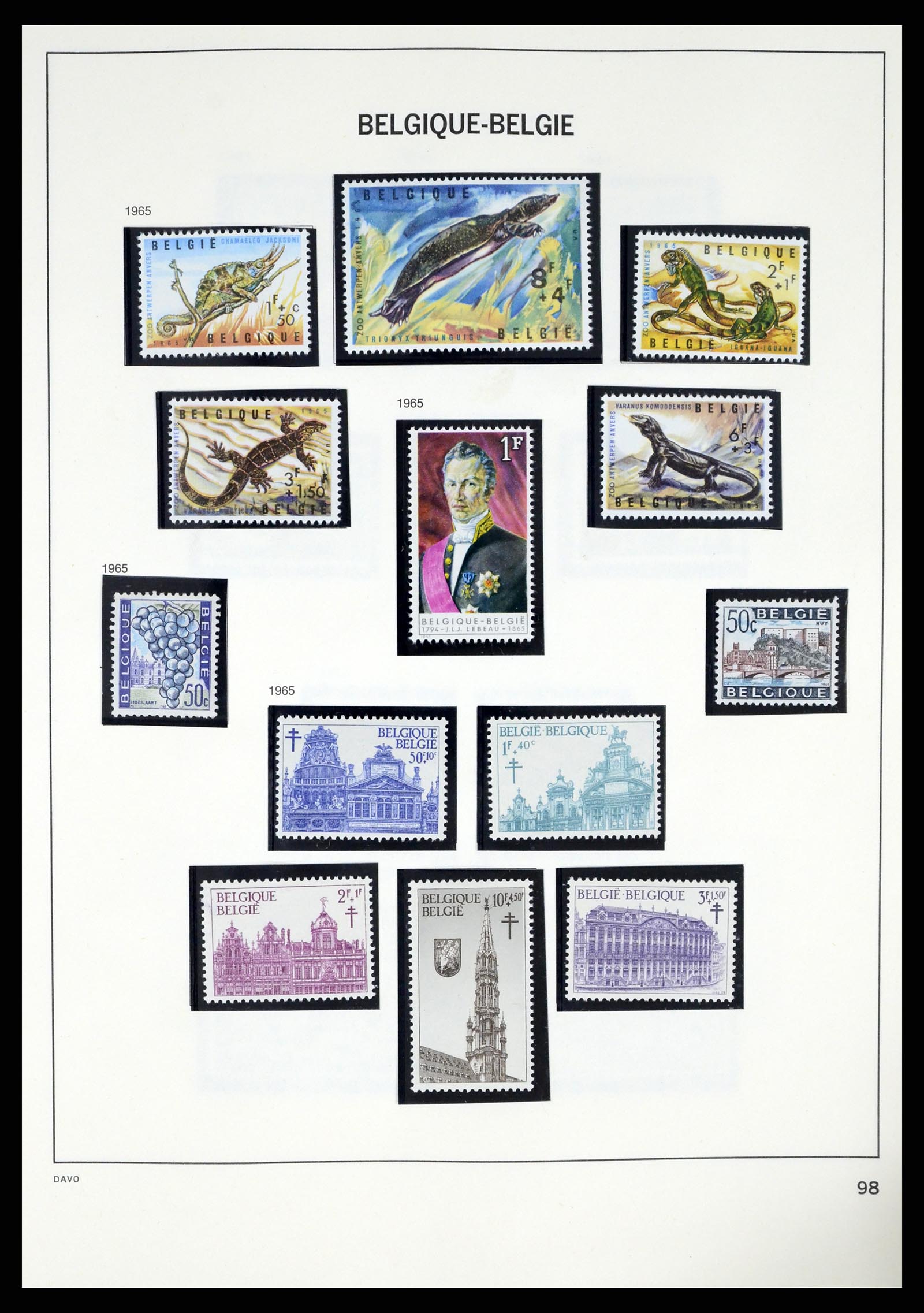 37367 095 - Postzegelverzameling 37367 België 1849-2003.