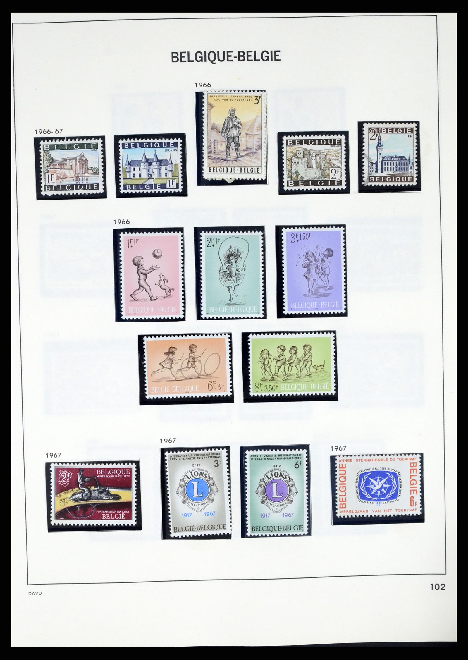 37367 099 - Postzegelverzameling 37367 België 1849-2003.