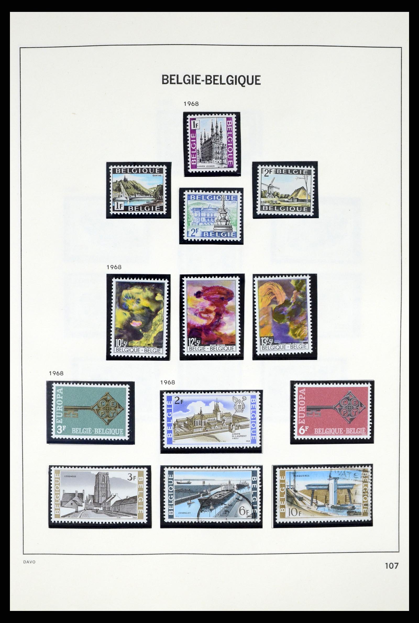 37367 104 - Postzegelverzameling 37367 België 1849-2003.