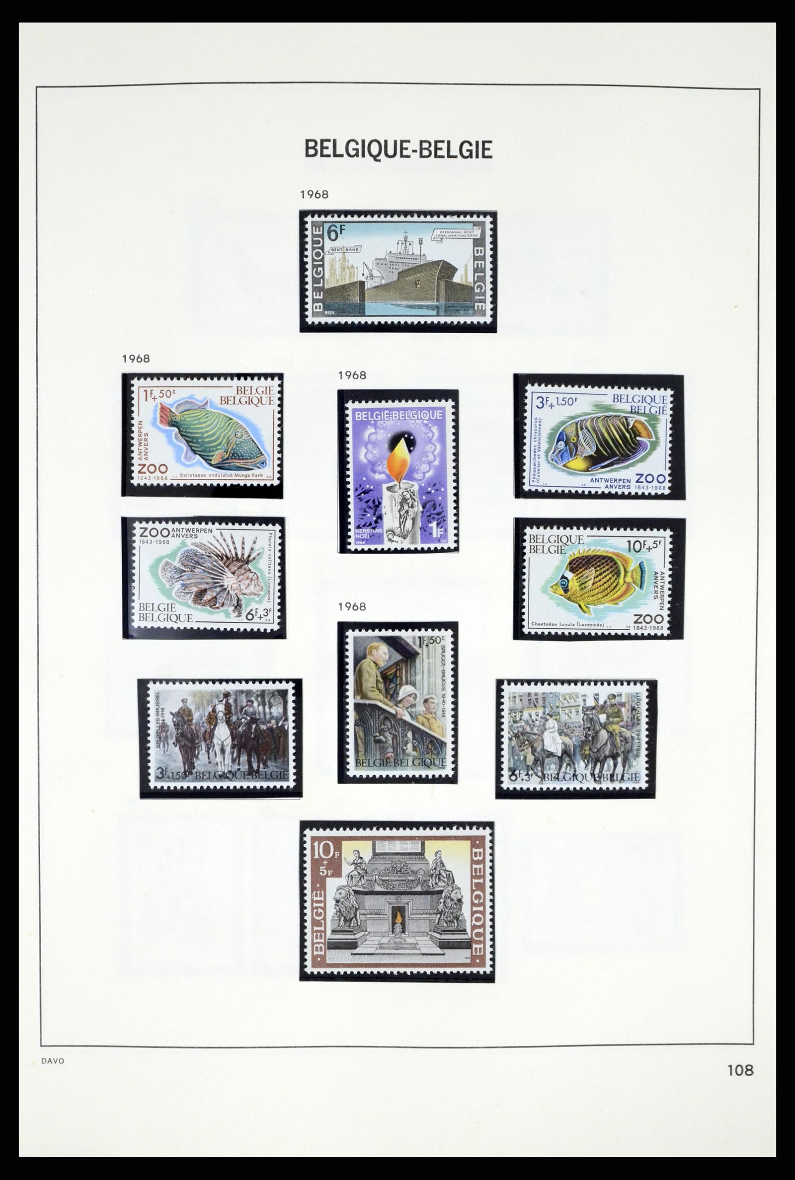 37367 105 - Postzegelverzameling 37367 België 1849-2003.