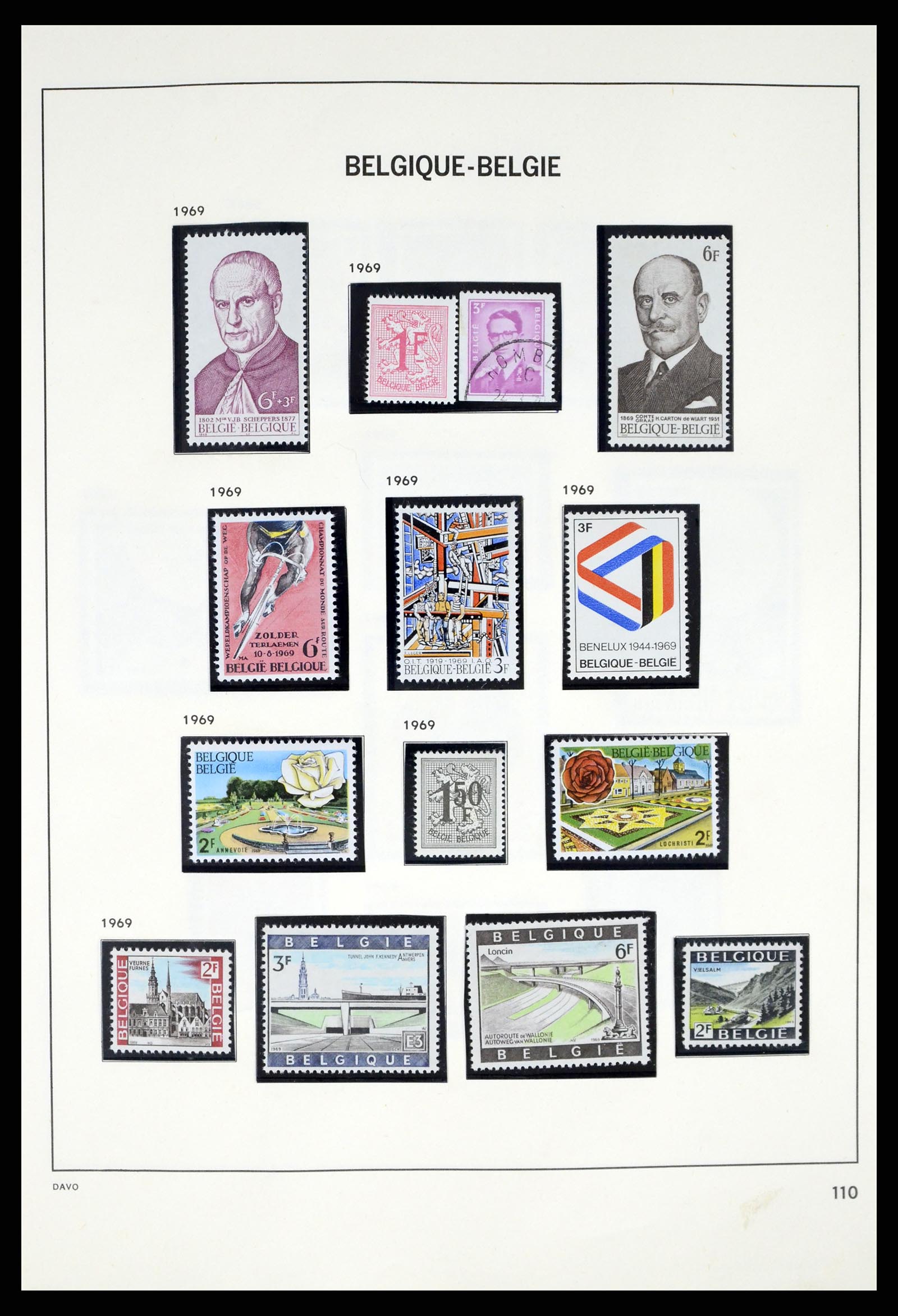 37367 107 - Postzegelverzameling 37367 België 1849-2003.