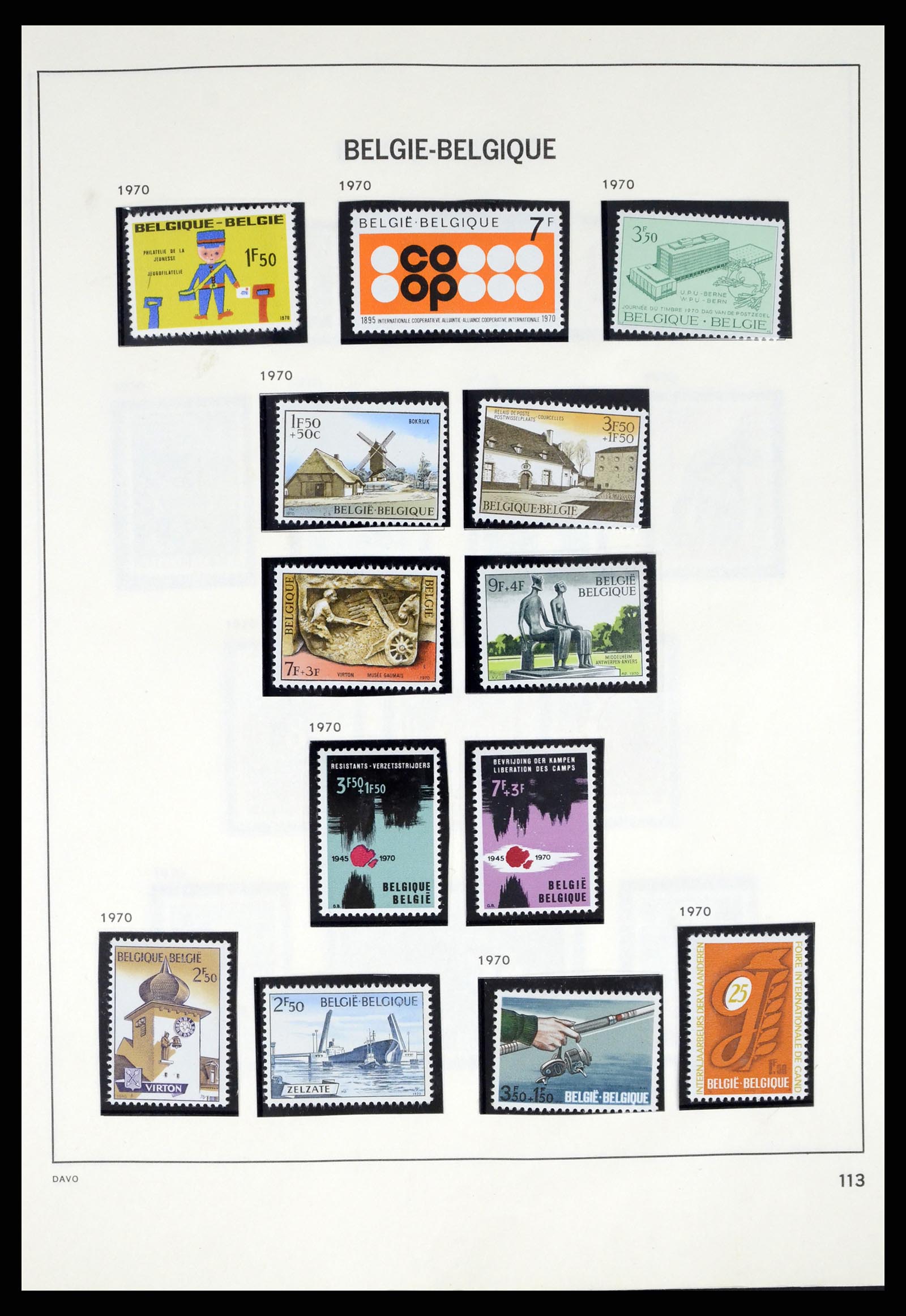 37367 111 - Postzegelverzameling 37367 België 1849-2003.