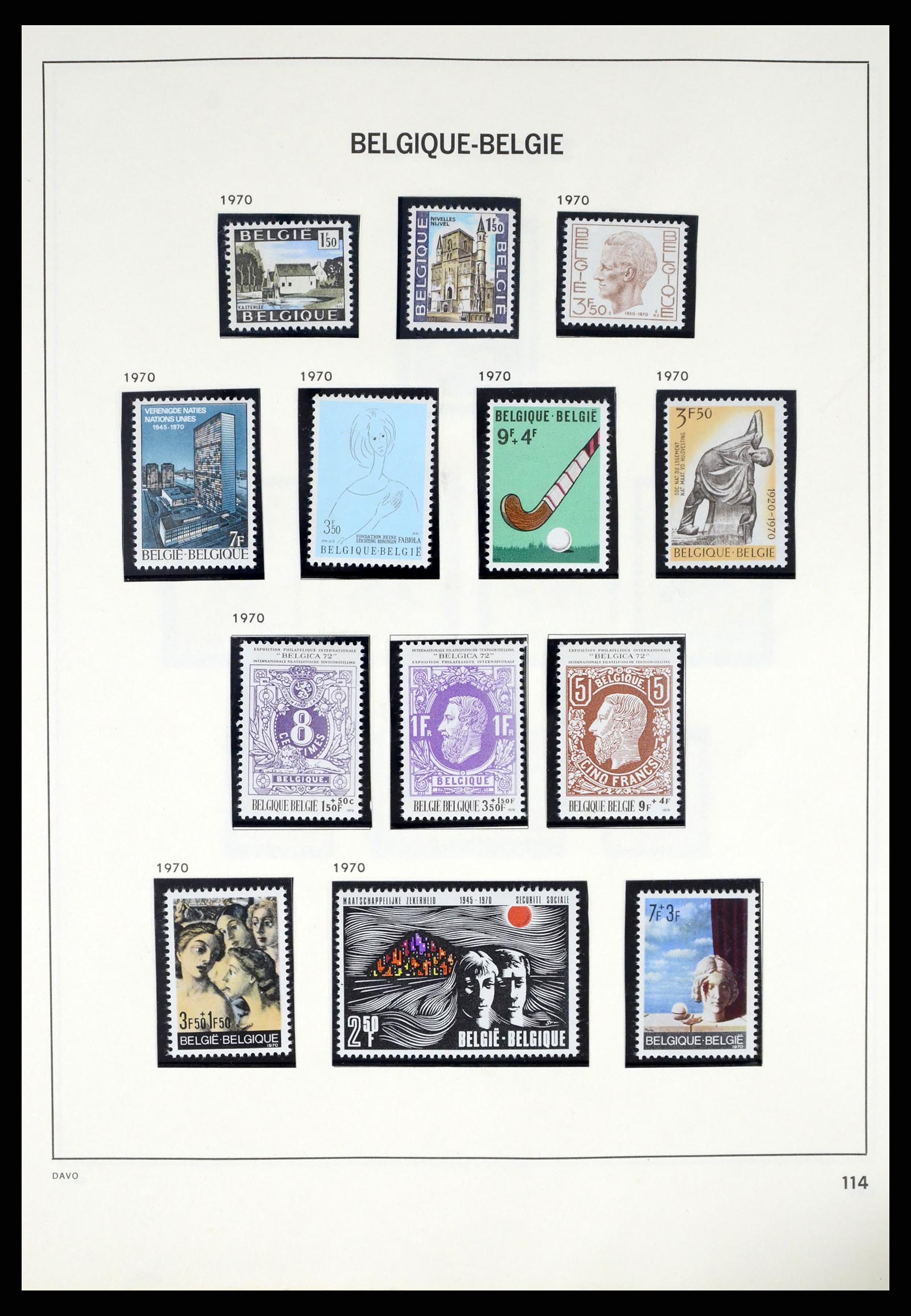 37367 112 - Postzegelverzameling 37367 België 1849-2003.