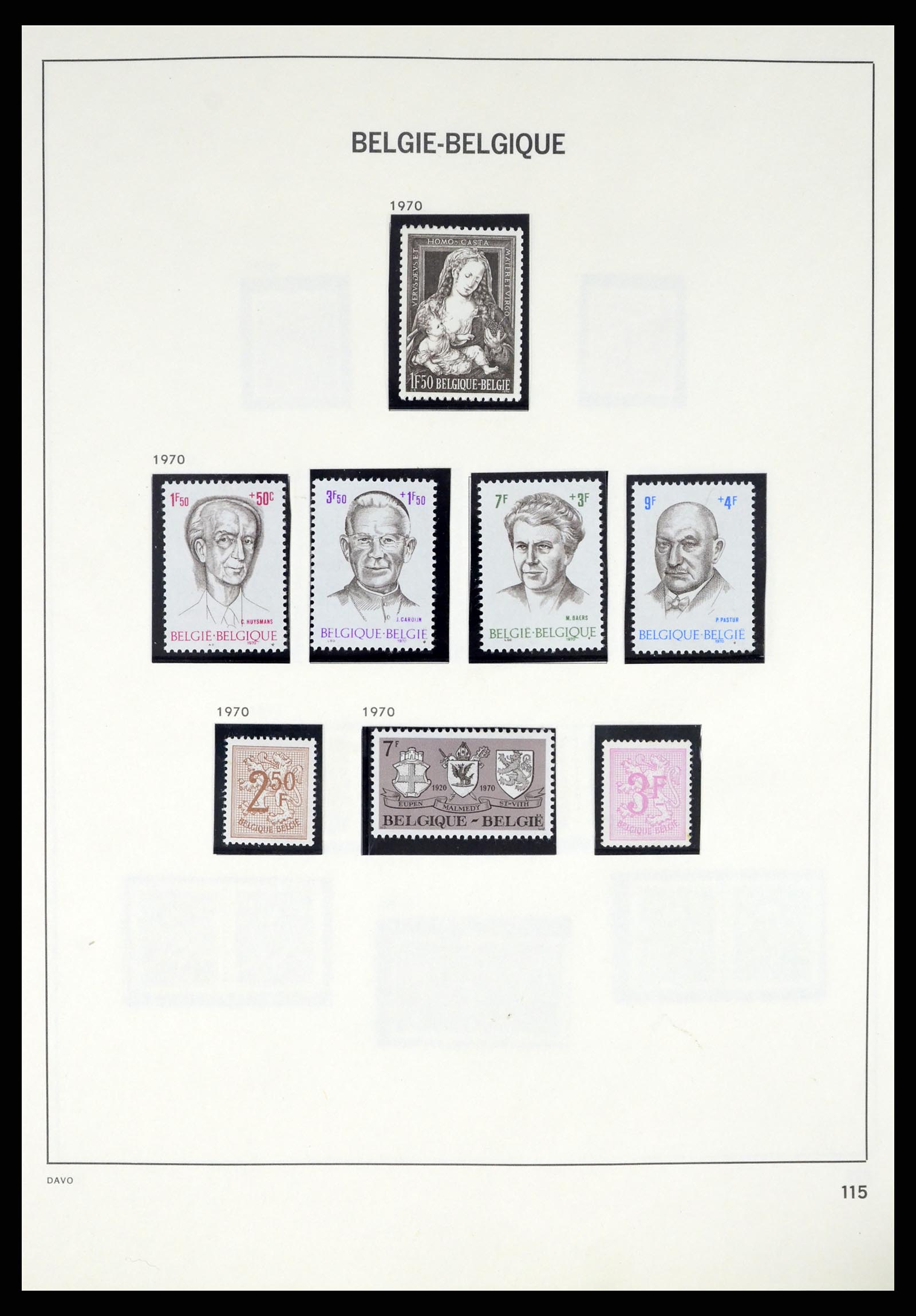 37367 113 - Postzegelverzameling 37367 België 1849-2003.