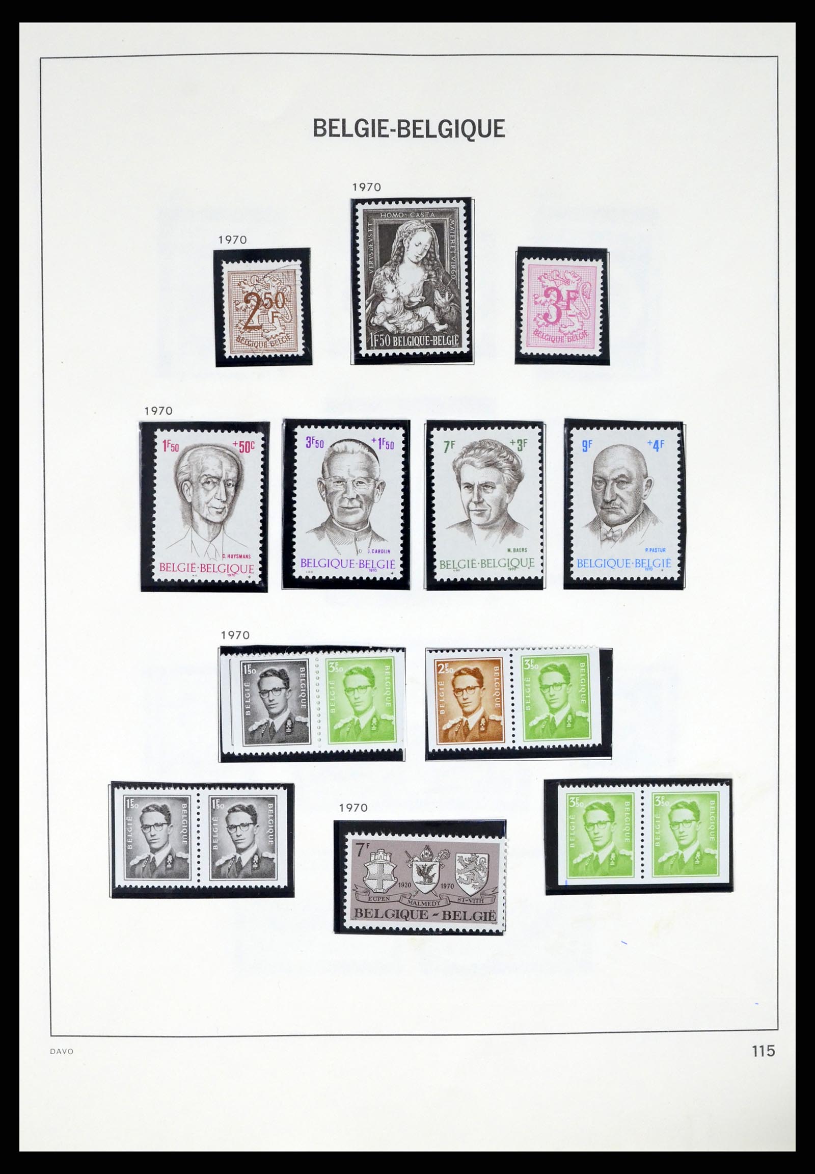 37367 114 - Postzegelverzameling 37367 België 1849-2003.
