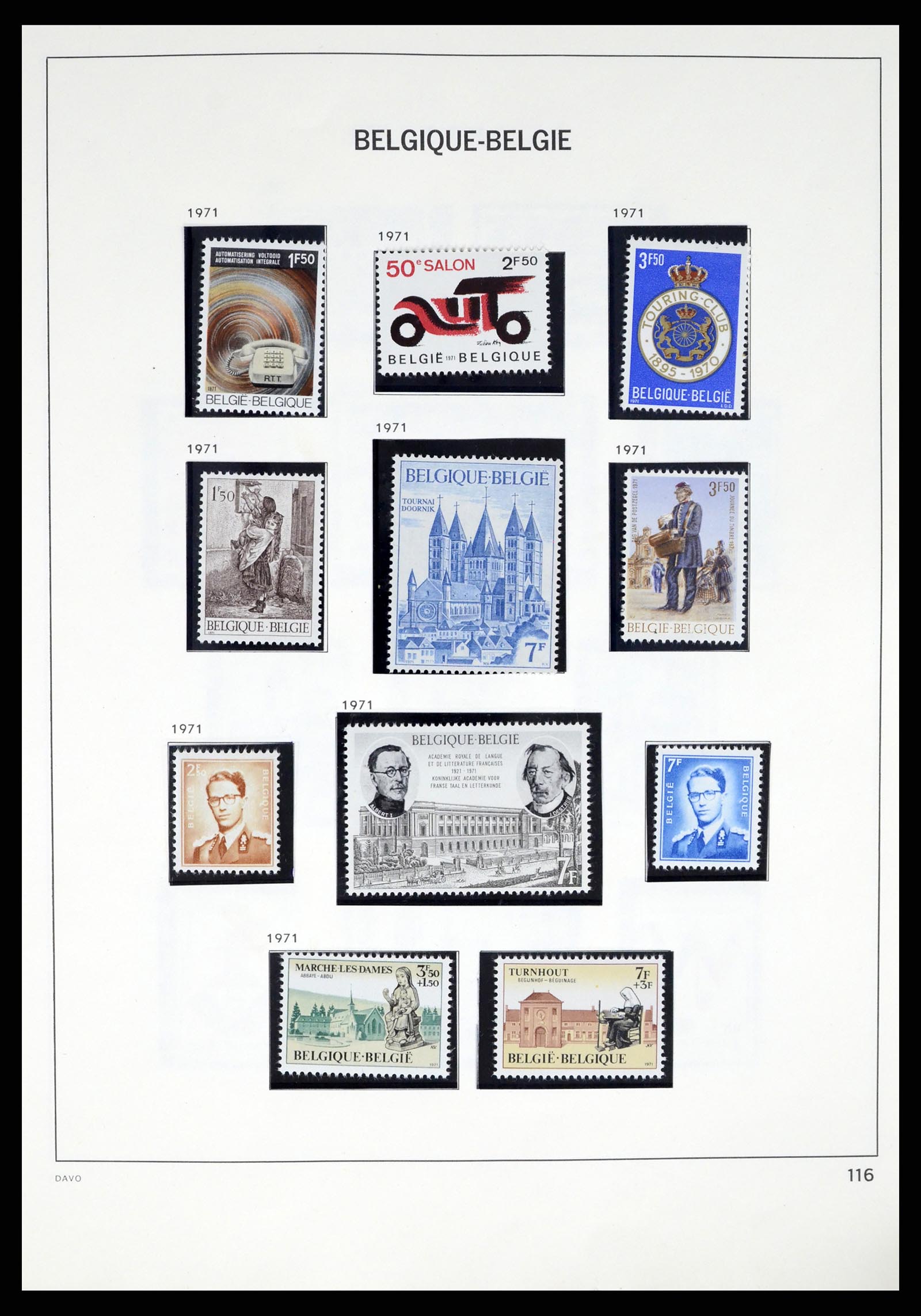 37367 115 - Postzegelverzameling 37367 België 1849-2003.