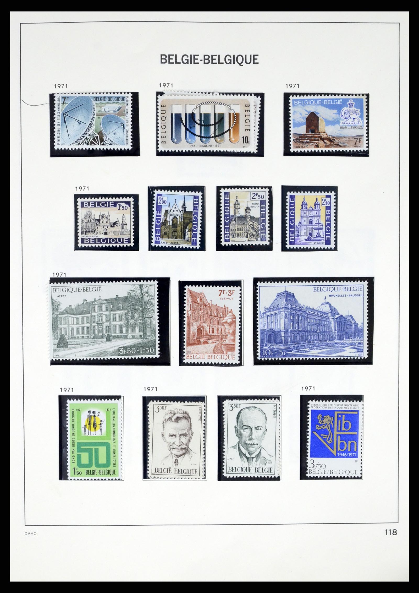 37367 117 - Postzegelverzameling 37367 België 1849-2003.