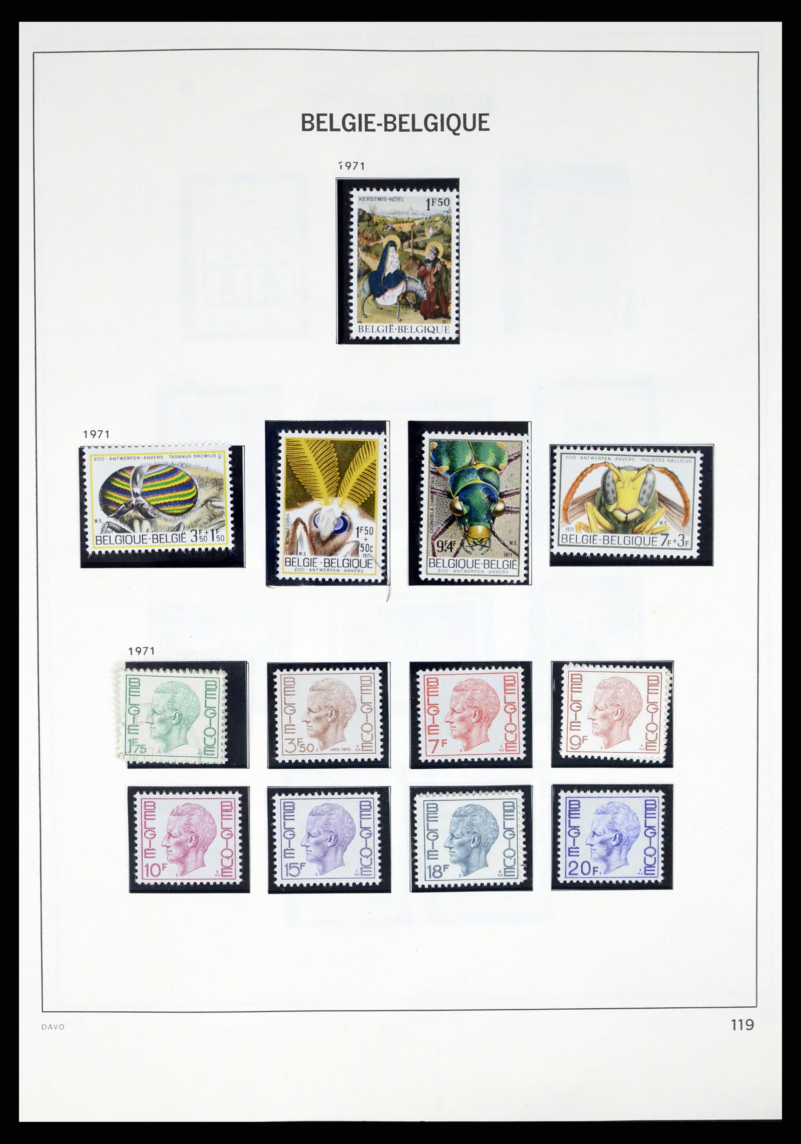 37367 118 - Postzegelverzameling 37367 België 1849-2003.