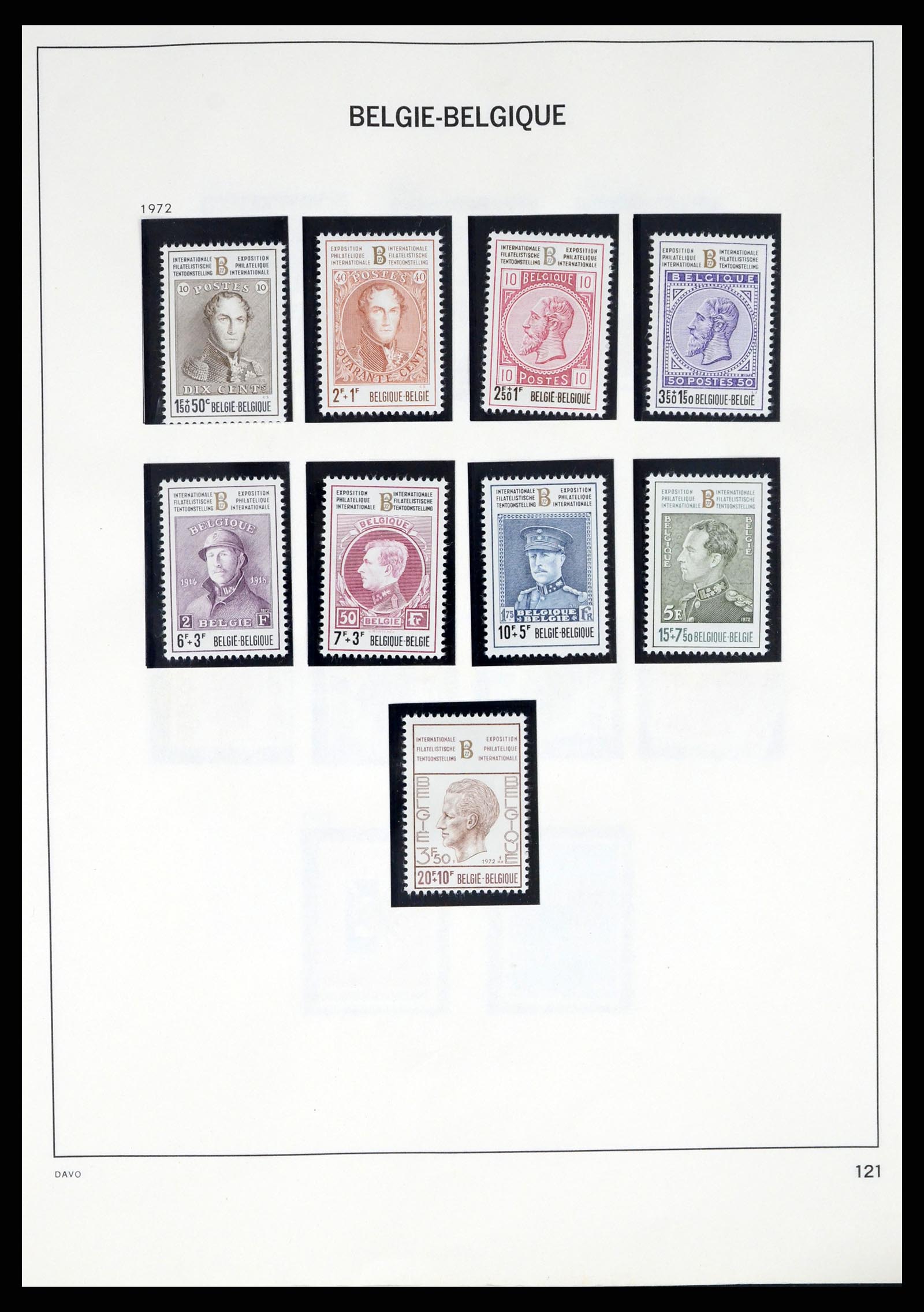 37367 120 - Postzegelverzameling 37367 België 1849-2003.