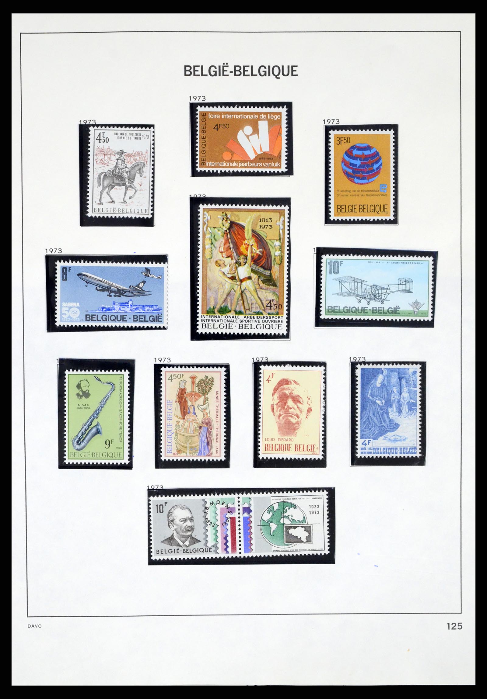 37367 124 - Postzegelverzameling 37367 België 1849-2003.