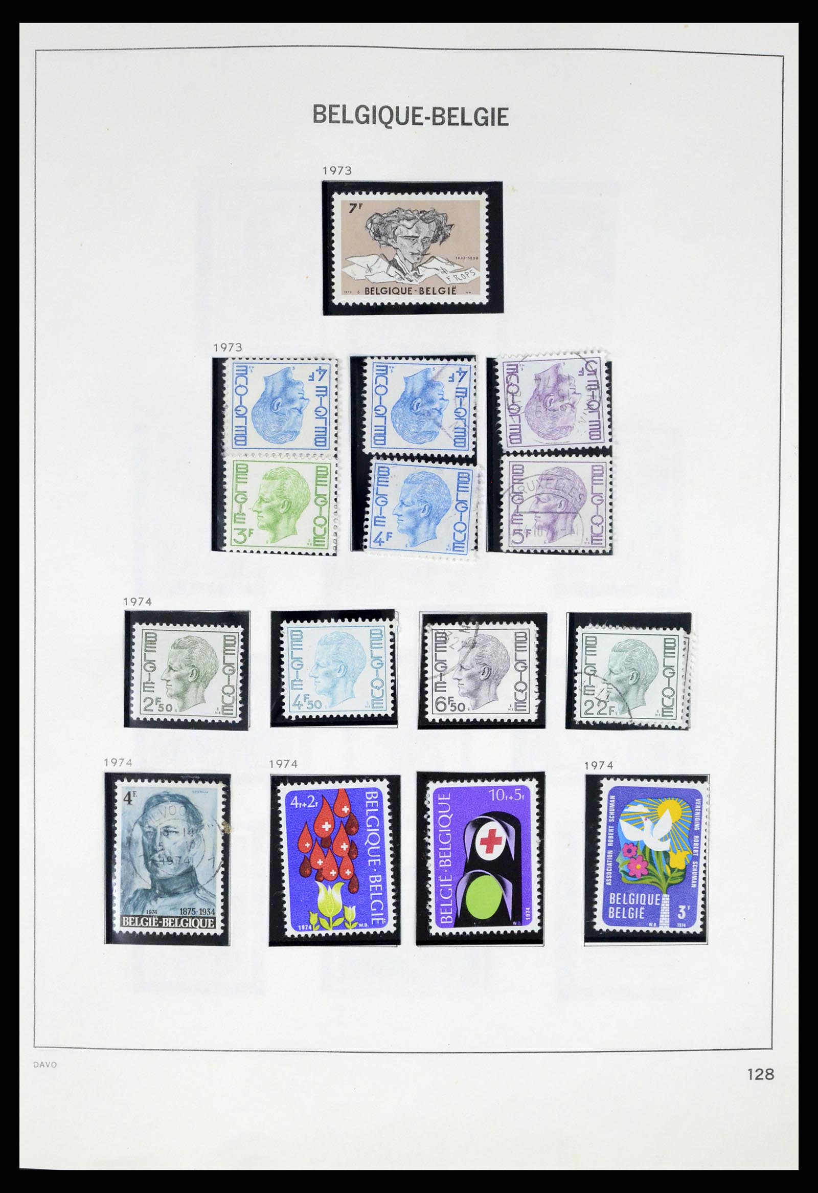 37367 128 - Postzegelverzameling 37367 België 1849-2003.