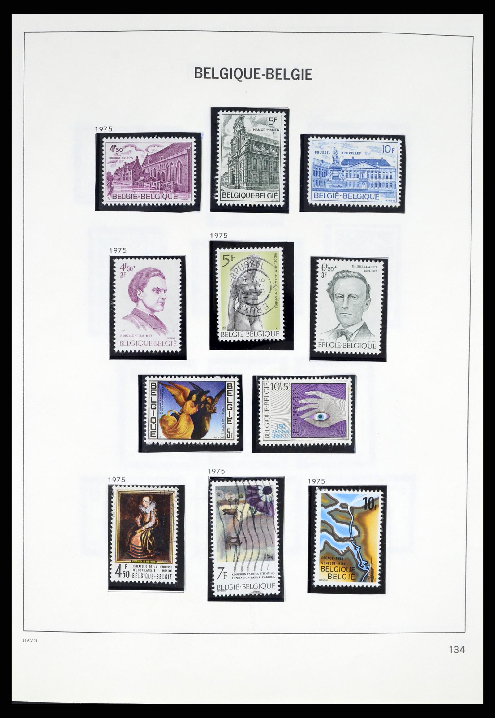 37367 134 - Postzegelverzameling 37367 België 1849-2003.