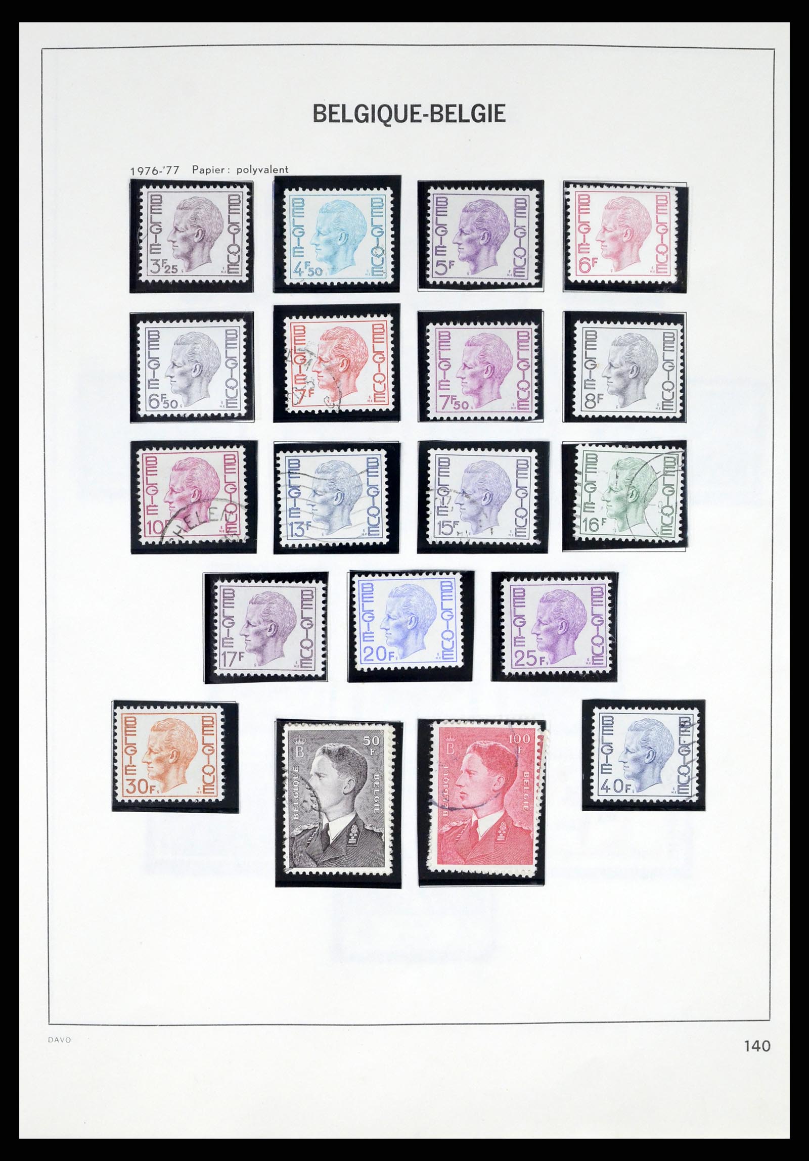 37367 140 - Postzegelverzameling 37367 België 1849-2003.