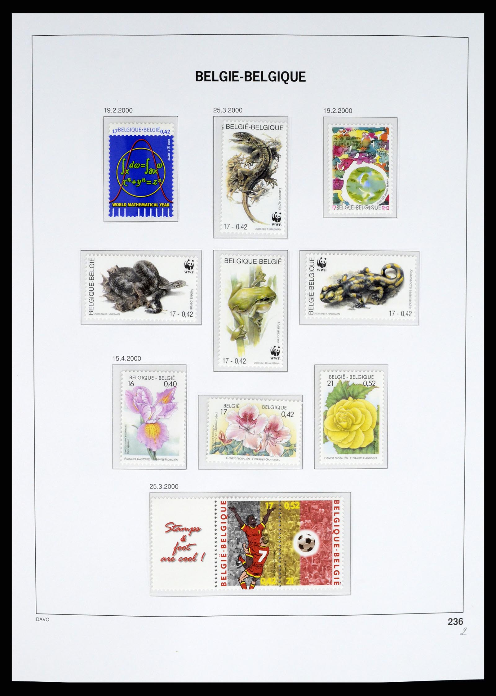 37367 268 - Postzegelverzameling 37367 België 1849-2003.