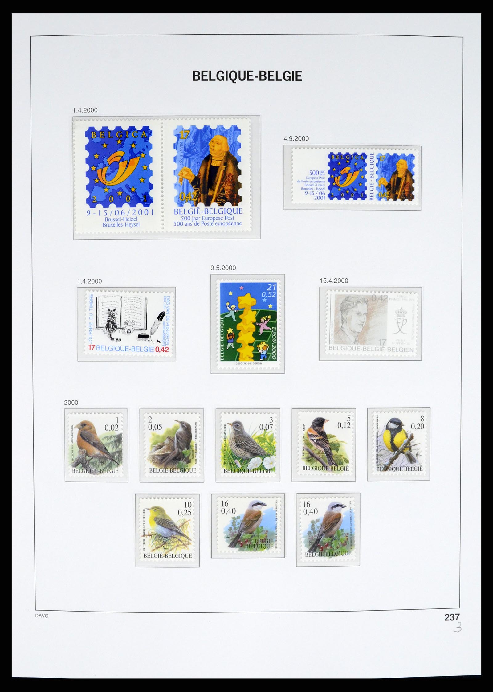 37367 269 - Postzegelverzameling 37367 België 1849-2003.