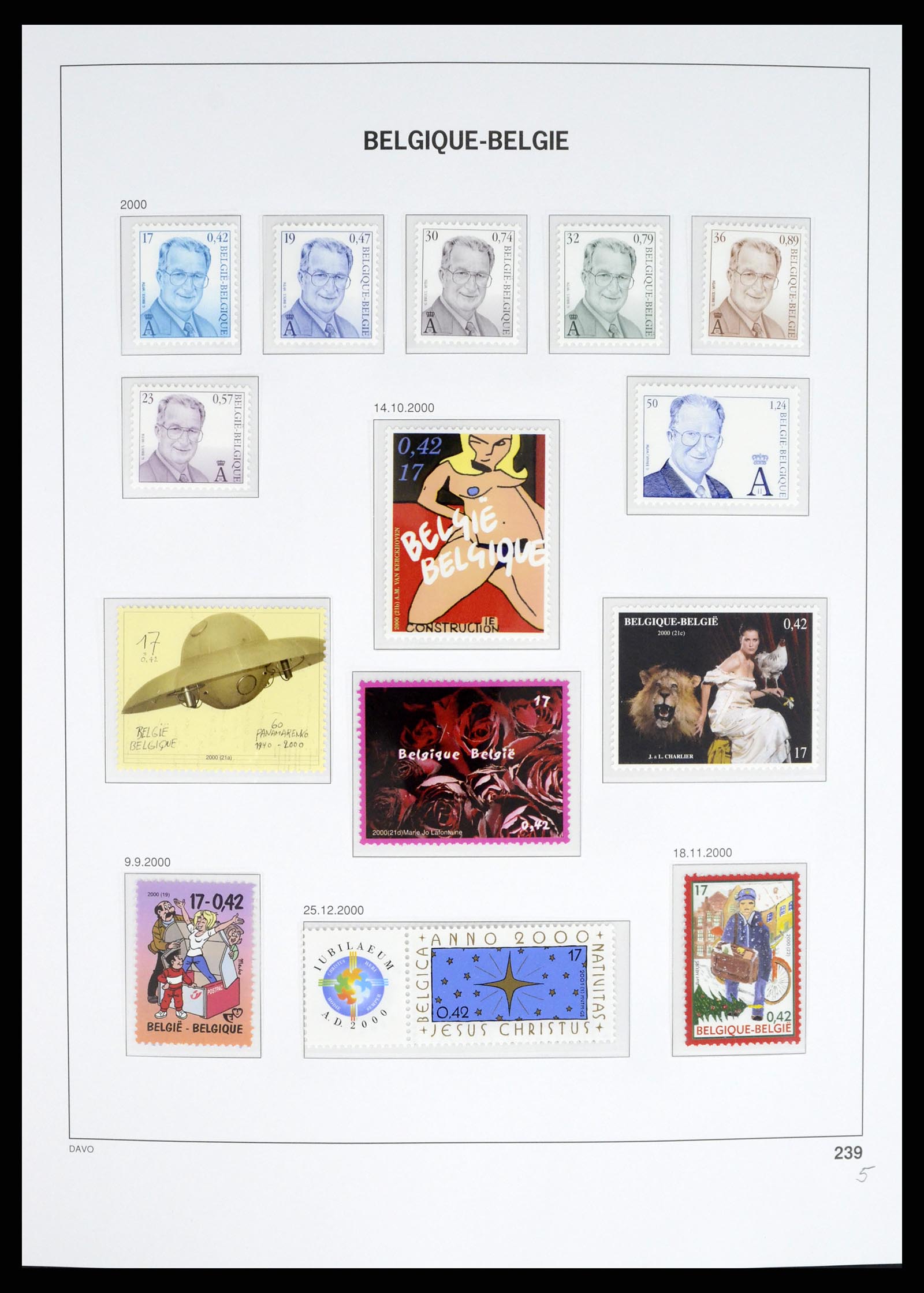 37367 271 - Postzegelverzameling 37367 België 1849-2003.