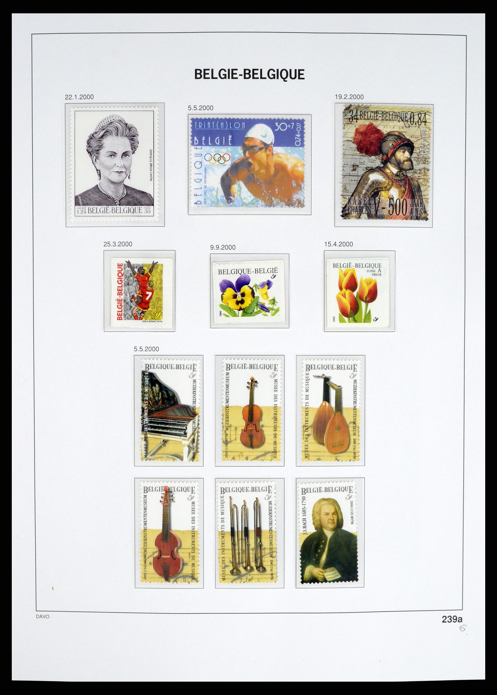 37367 272 - Postzegelverzameling 37367 België 1849-2003.