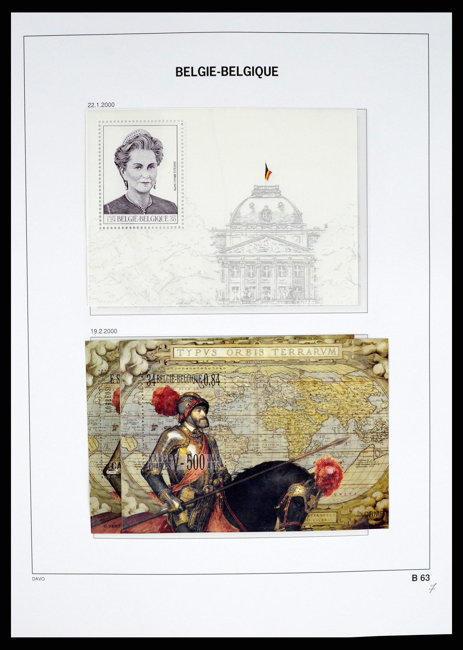 37367 273 - Postzegelverzameling 37367 België 1849-2003.