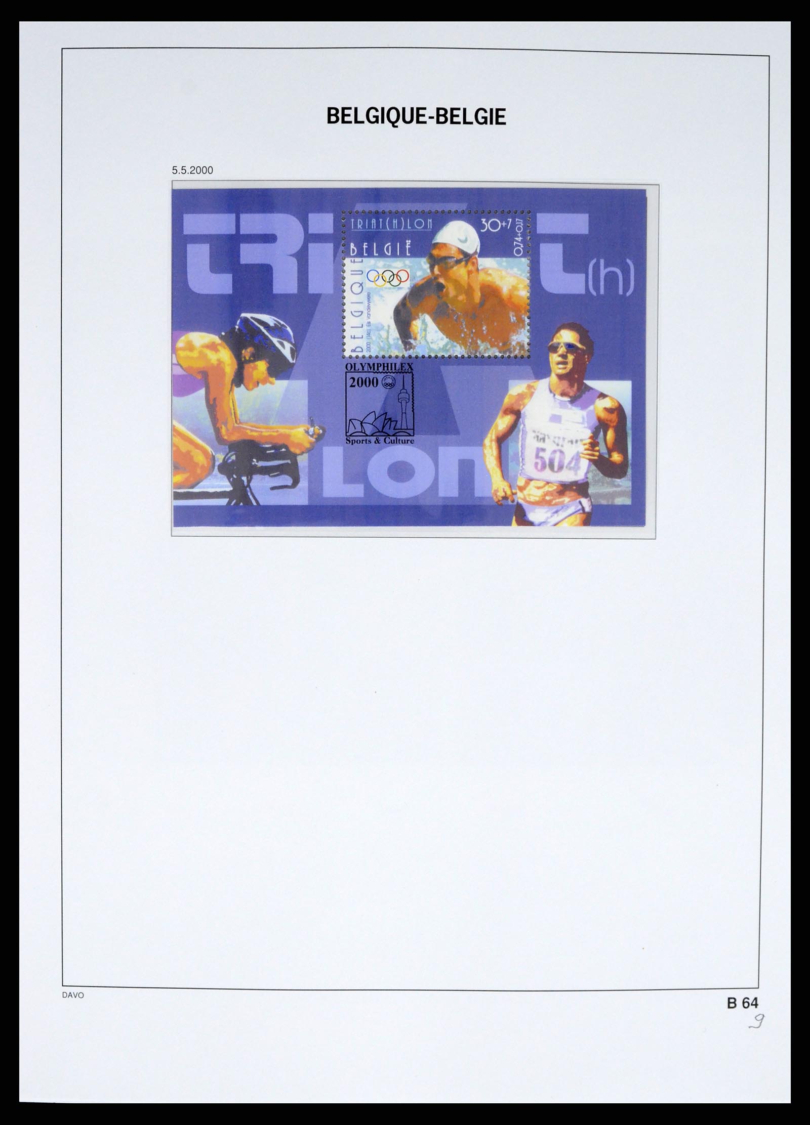 37367 275 - Postzegelverzameling 37367 België 1849-2003.