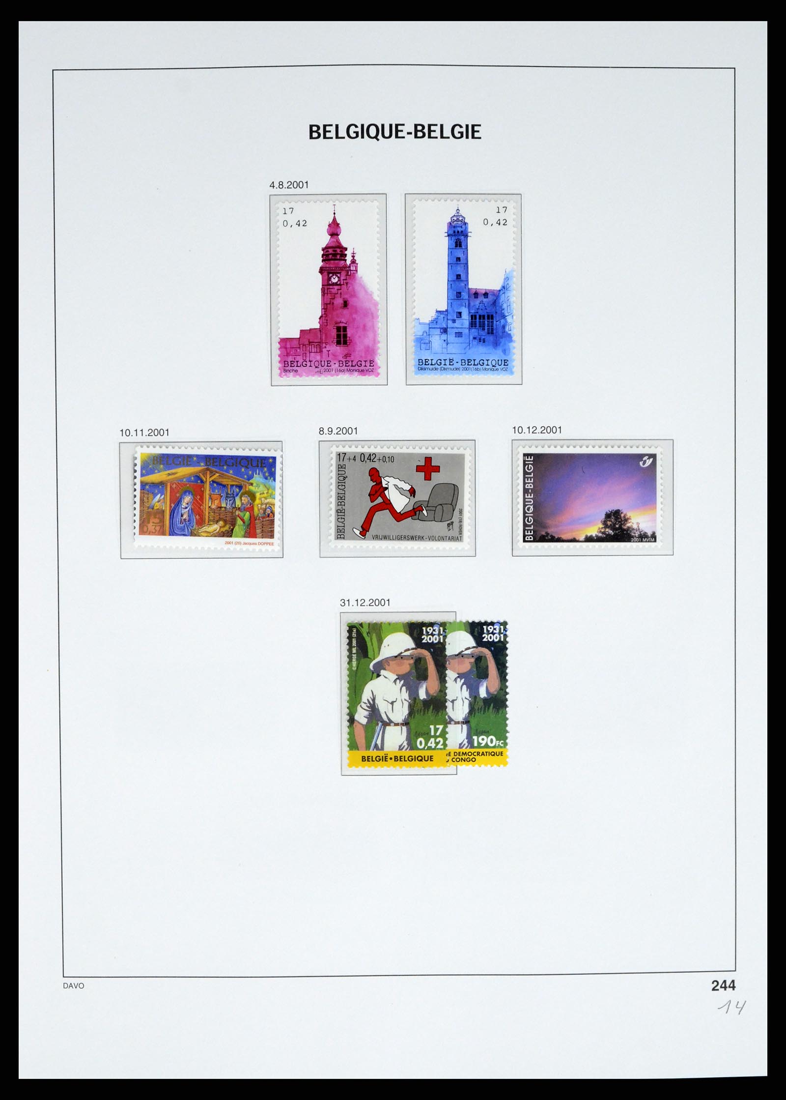 37367 280 - Postzegelverzameling 37367 België 1849-2003.