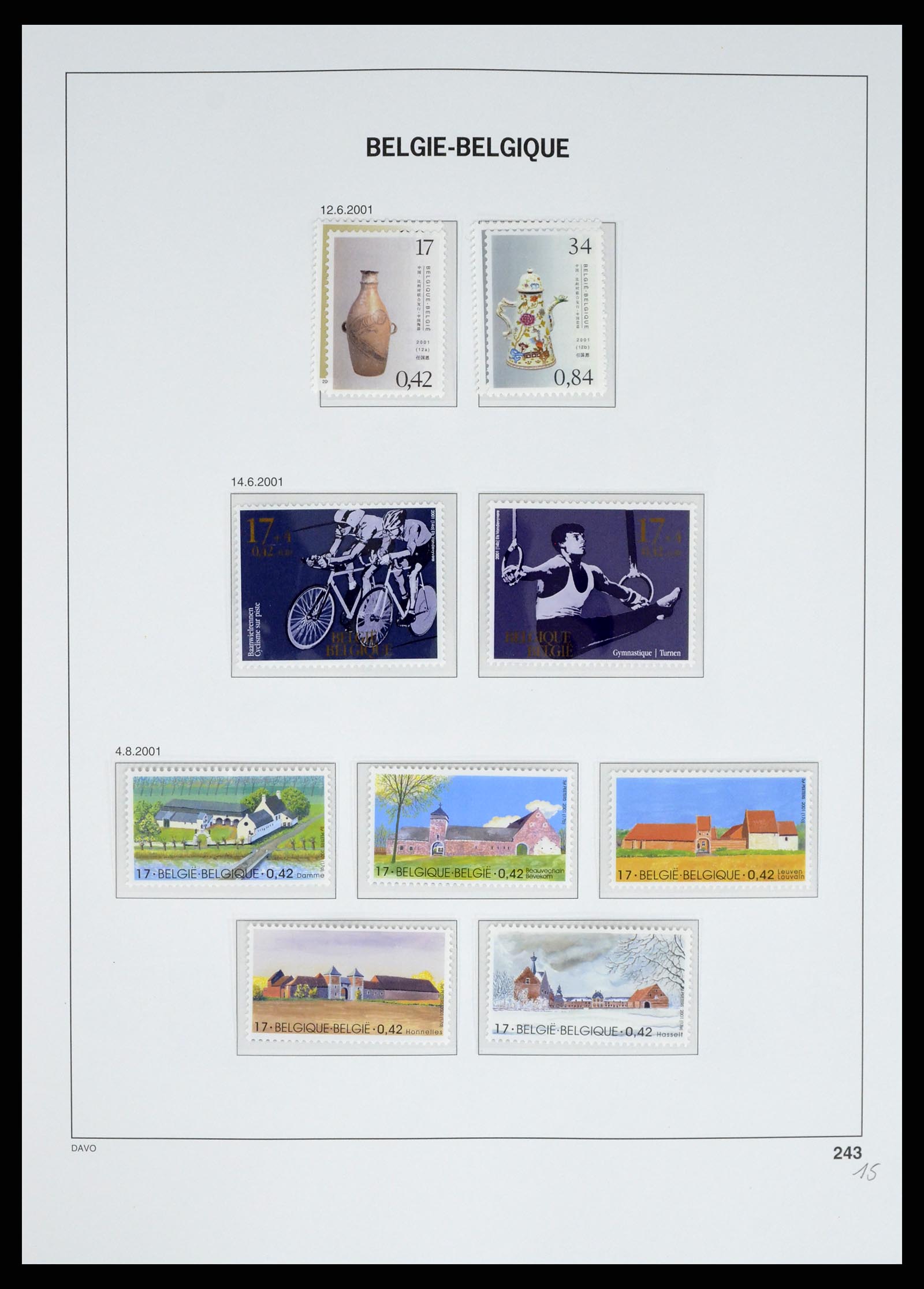 37367 281 - Stamp collection 37367 Belgium 1849-2003.