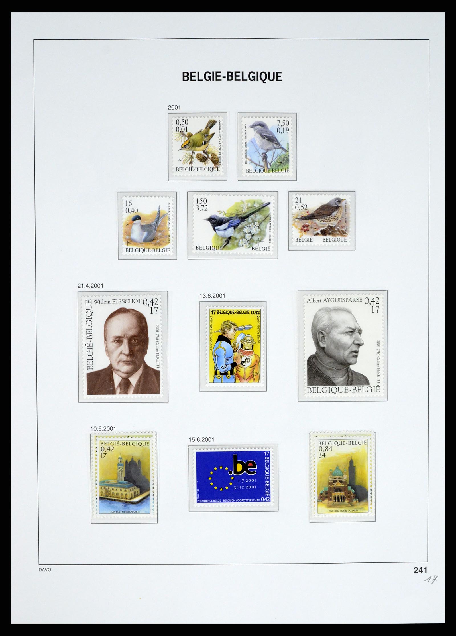 37367 283 - Postzegelverzameling 37367 België 1849-2003.
