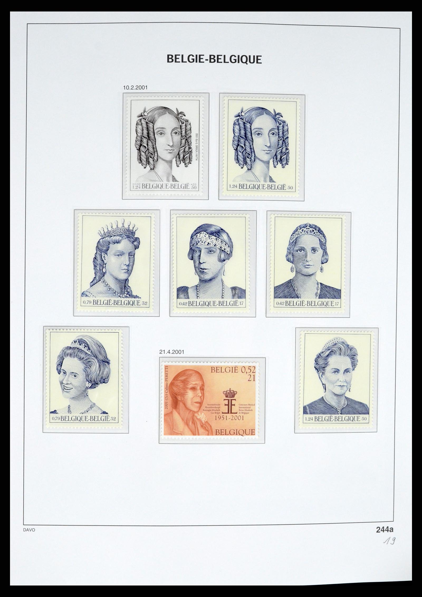 37367 285 - Postzegelverzameling 37367 België 1849-2003.