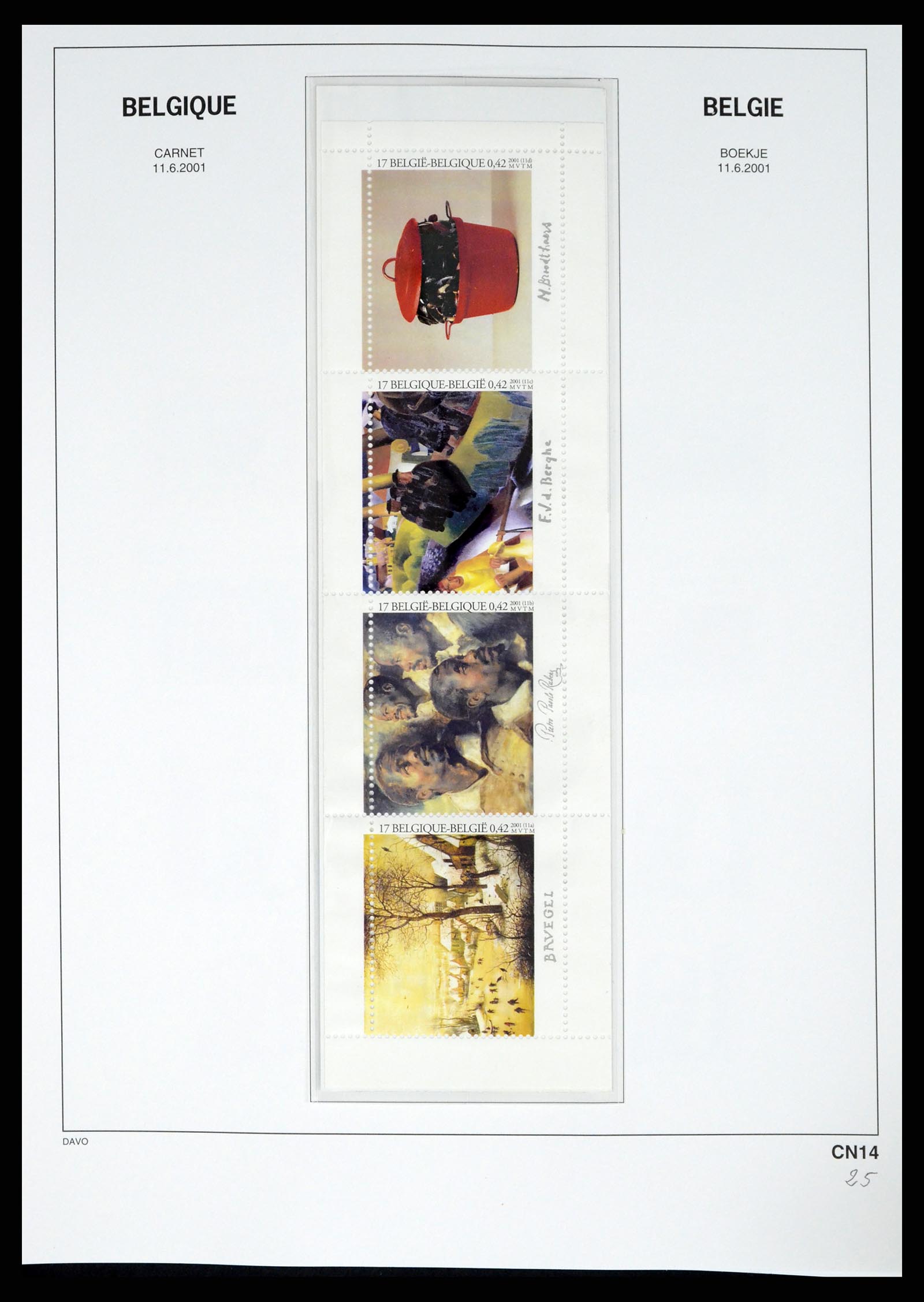 37367 291 - Postzegelverzameling 37367 België 1849-2003.