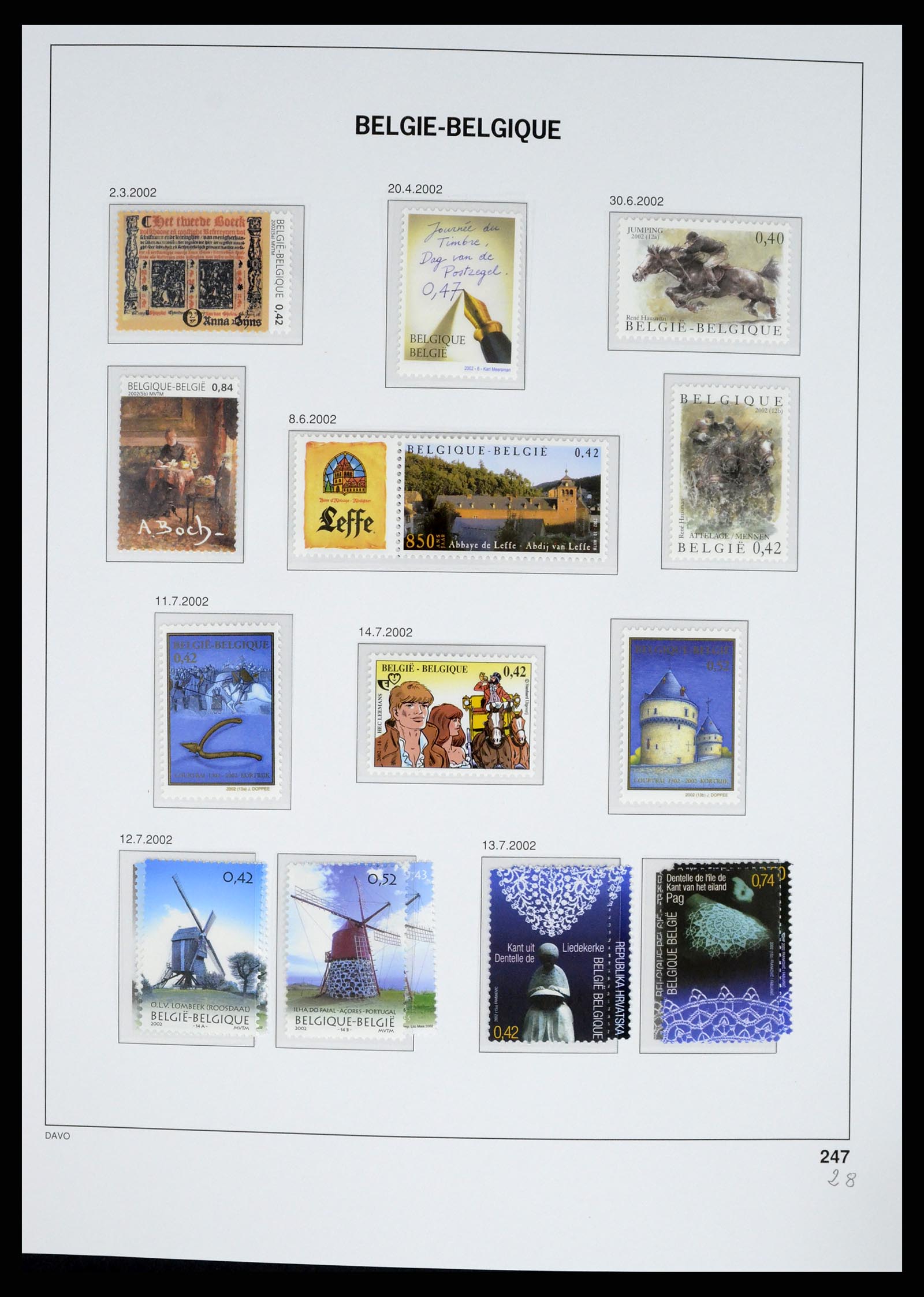 37367 294 - Postzegelverzameling 37367 België 1849-2003.