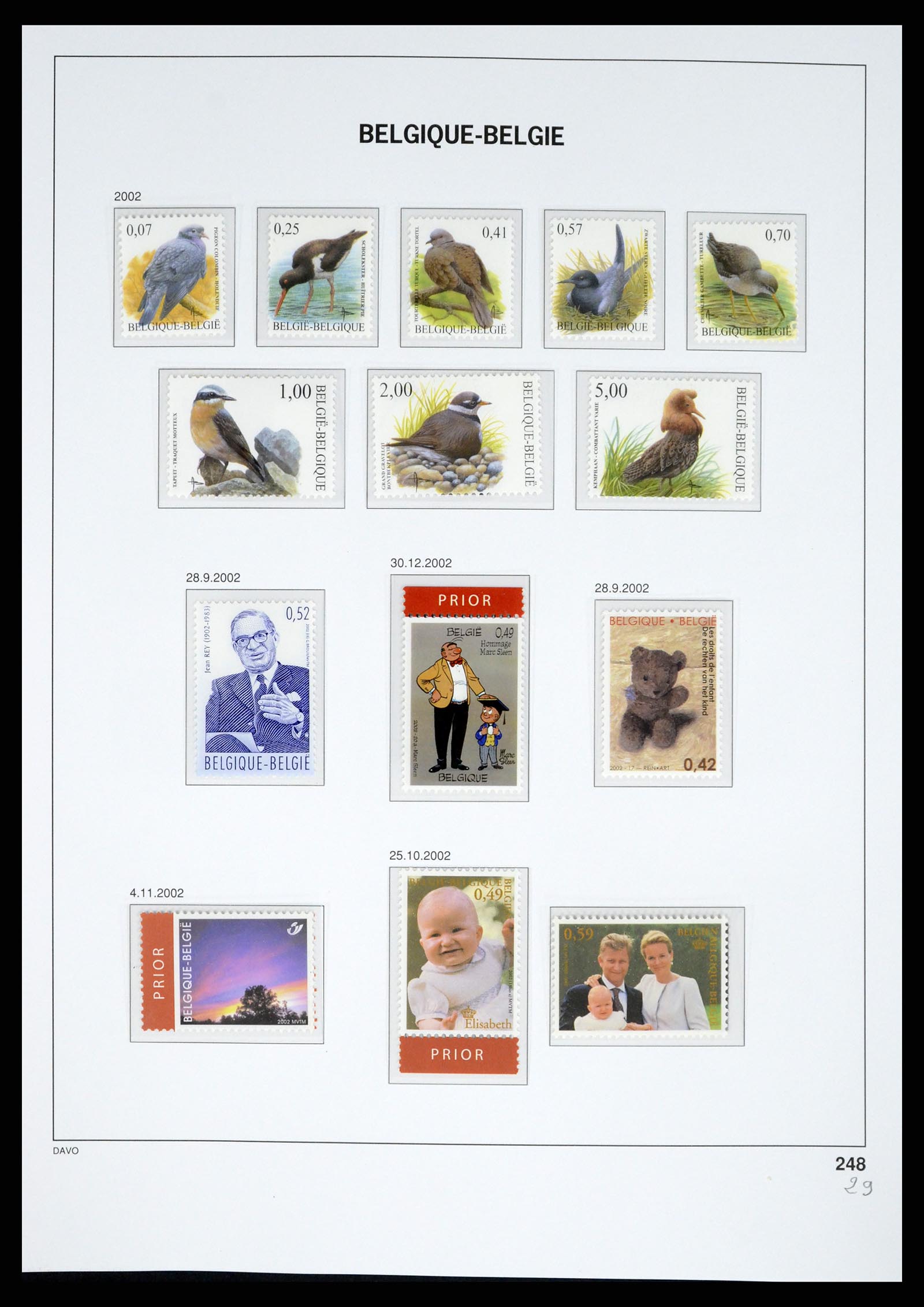 37367 295 - Postzegelverzameling 37367 België 1849-2003.