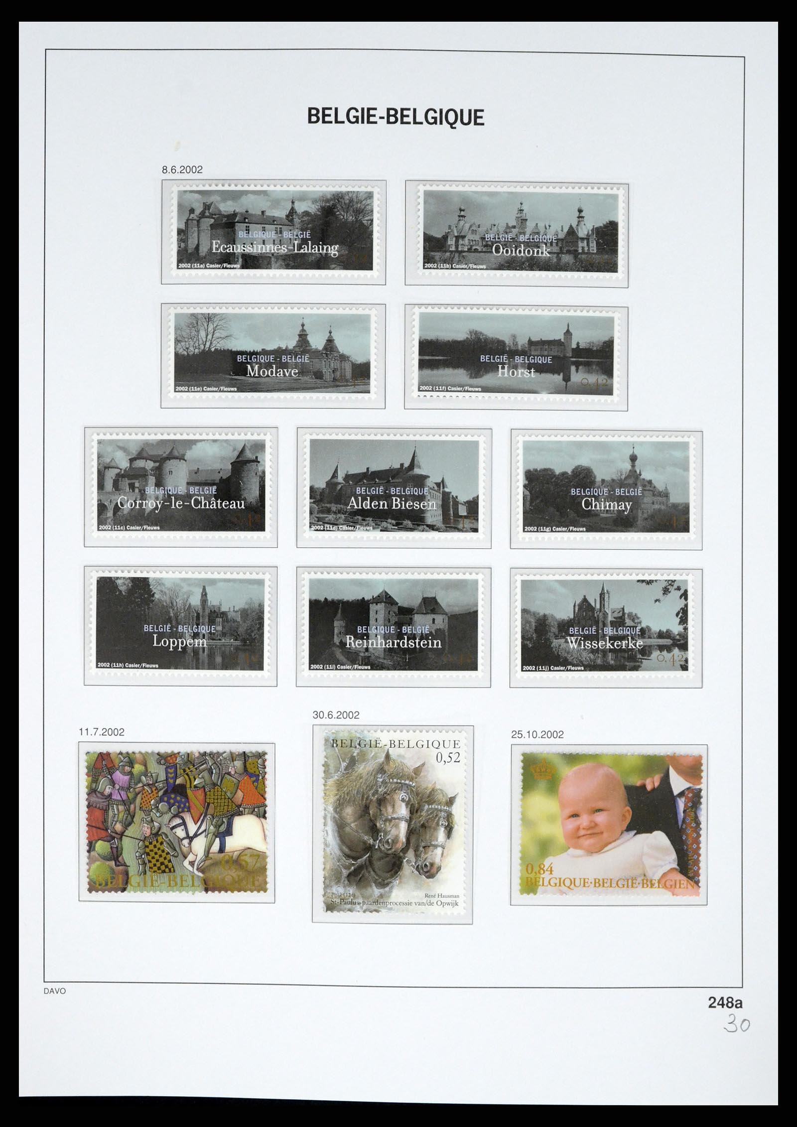 37367 296 - Postzegelverzameling 37367 België 1849-2003.