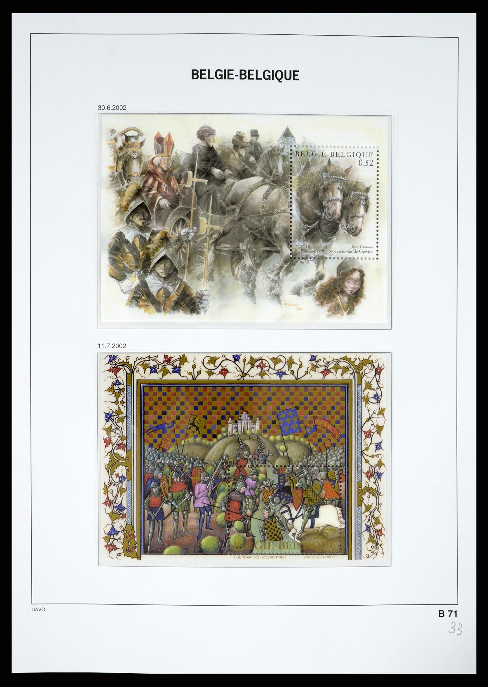 37367 299 - Postzegelverzameling 37367 België 1849-2003.