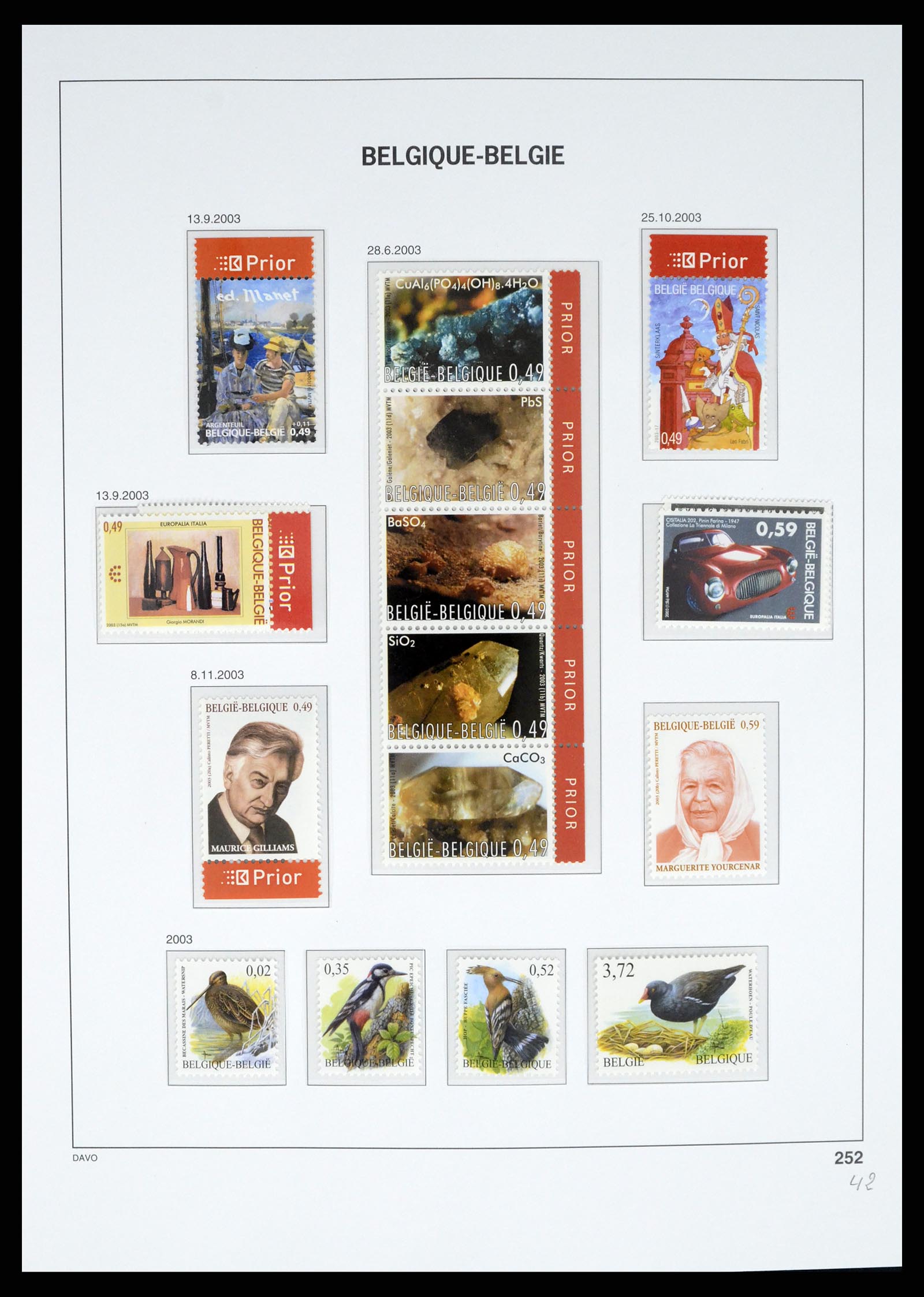 37367 307 - Postzegelverzameling 37367 België 1849-2003.