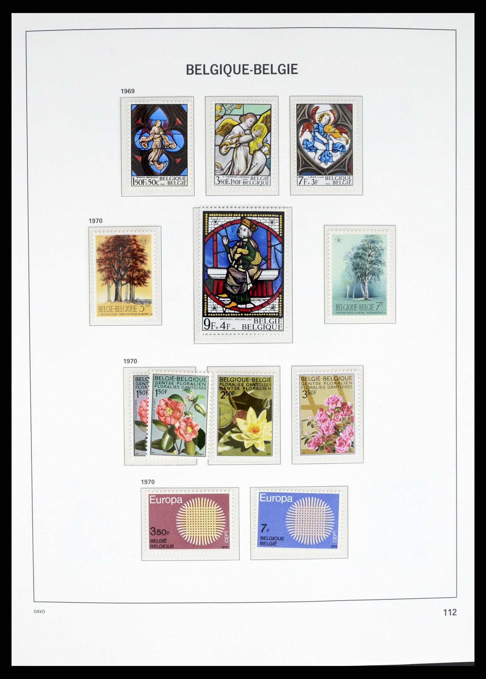 37368 001 - Postzegelverzameling 37368 België 1969-2003.