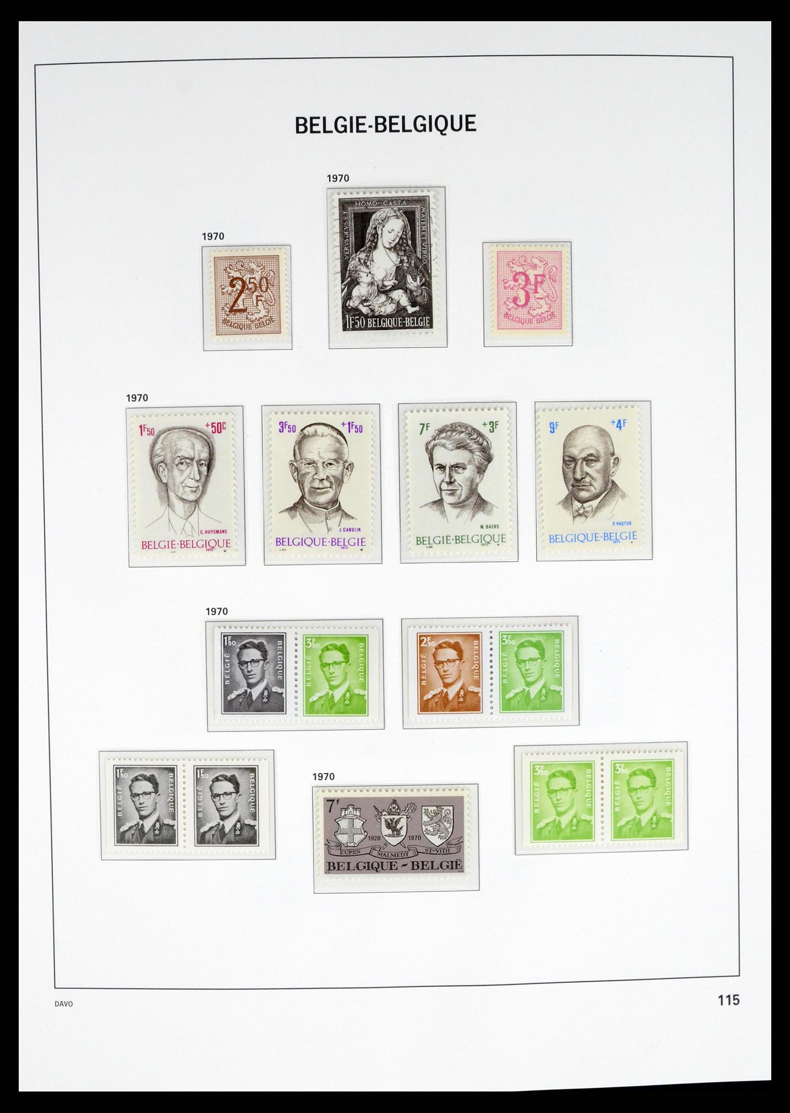 37368 004 - Postzegelverzameling 37368 België 1969-2003.