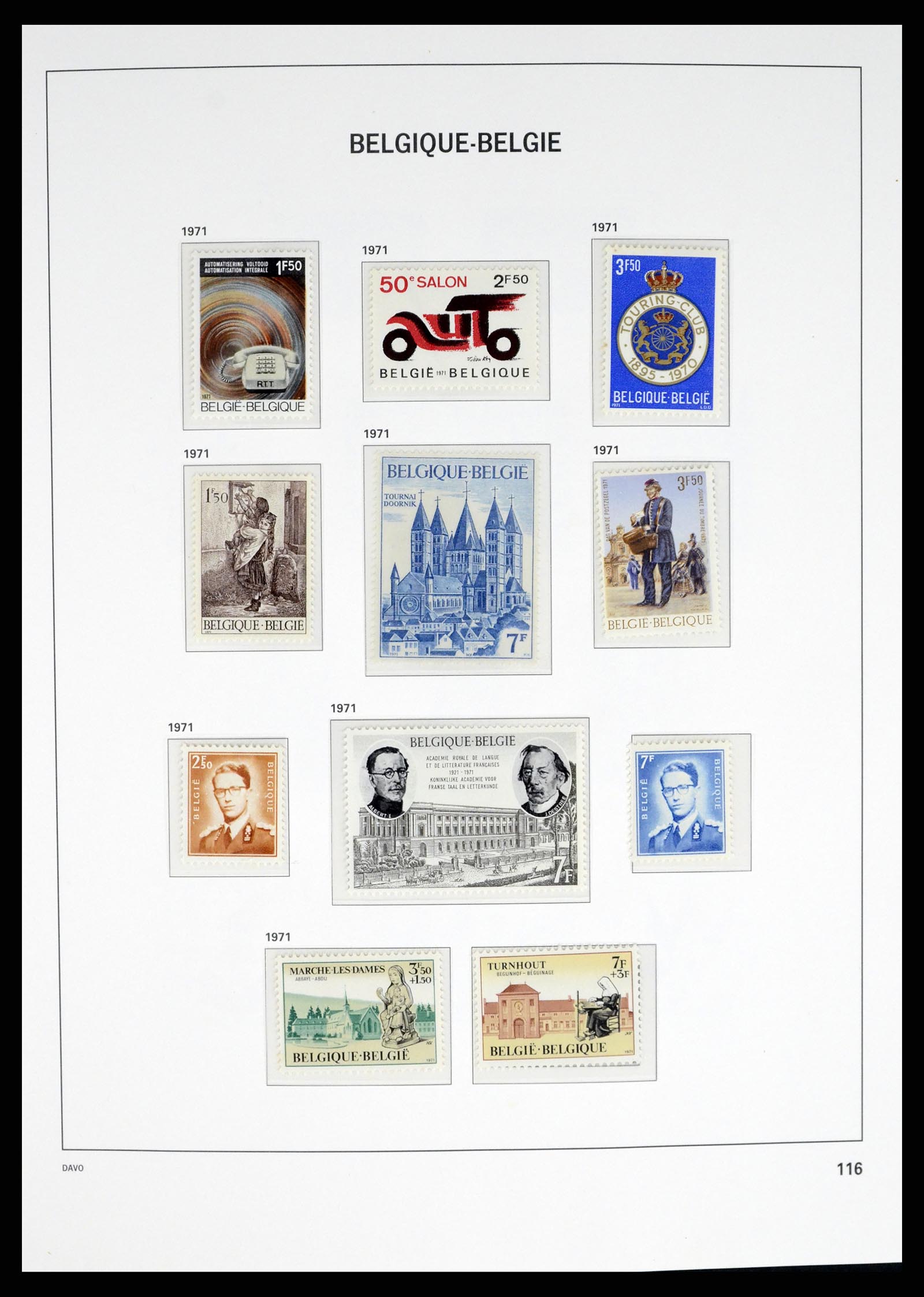 37368 005 - Postzegelverzameling 37368 België 1969-2003.