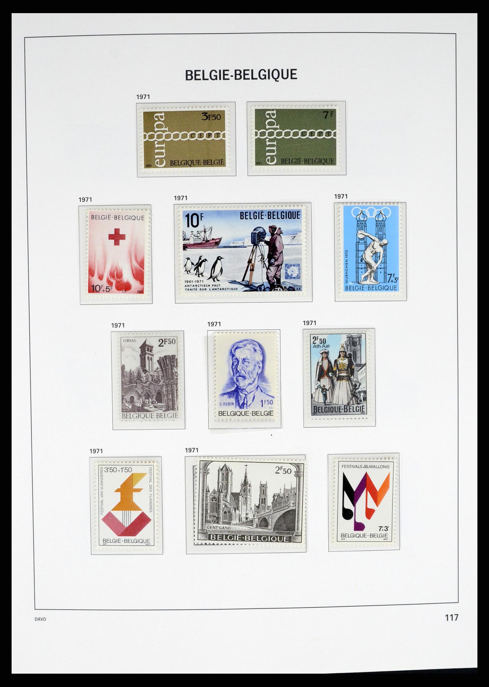37368 006 - Postzegelverzameling 37368 België 1969-2003.