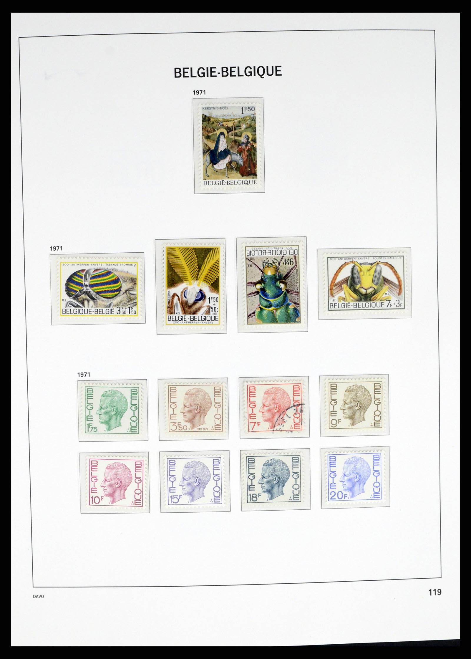 37368 008 - Postzegelverzameling 37368 België 1969-2003.