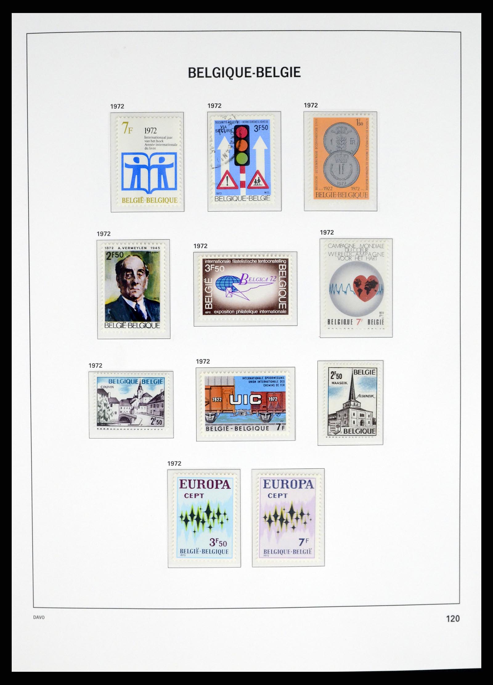 37368 009 - Postzegelverzameling 37368 België 1969-2003.