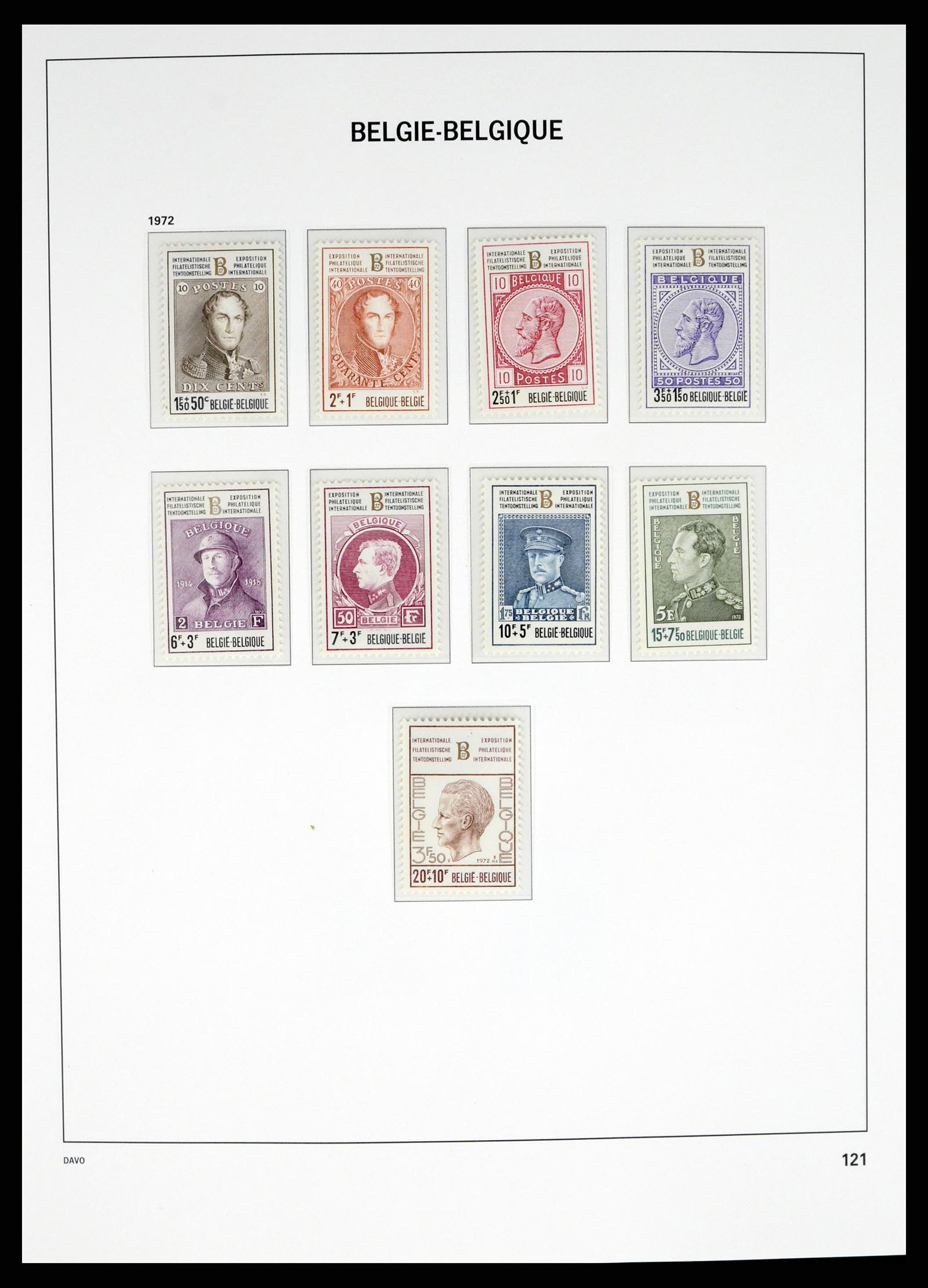 37368 010 - Postzegelverzameling 37368 België 1969-2003.