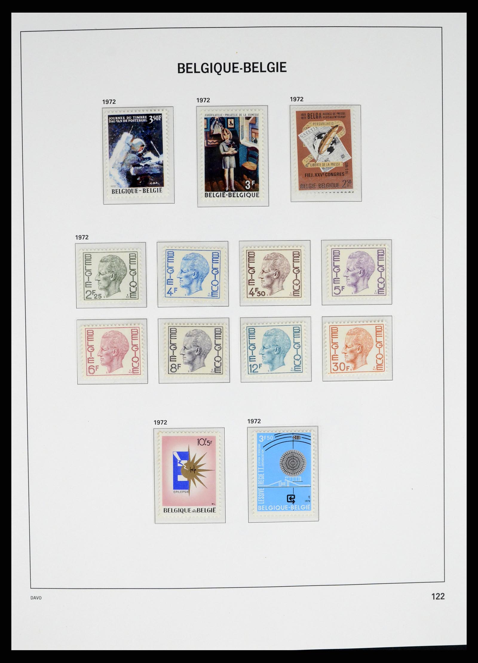 37368 011 - Postzegelverzameling 37368 België 1969-2003.
