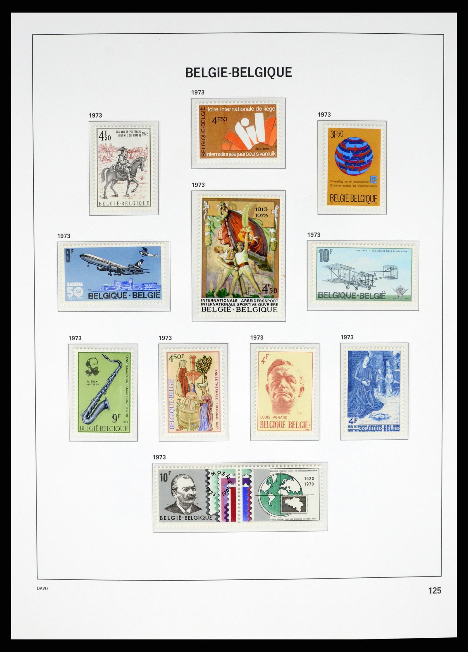 37368 014 - Postzegelverzameling 37368 België 1969-2003.