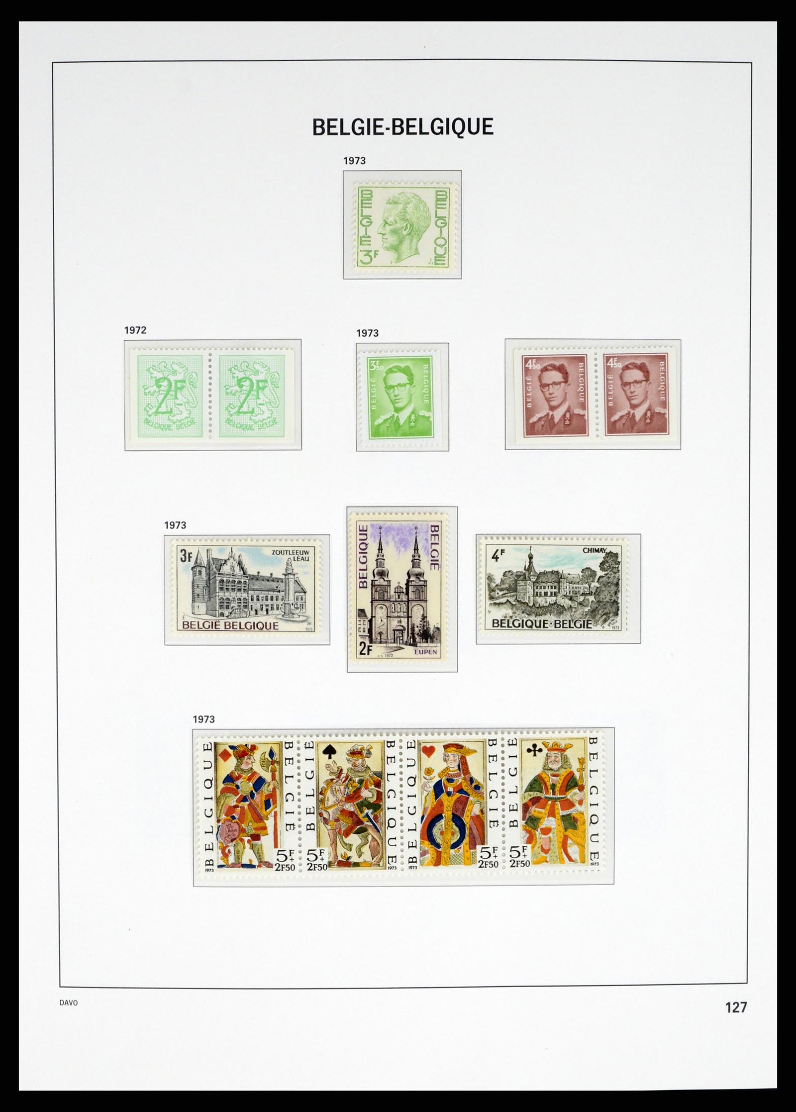37368 016 - Postzegelverzameling 37368 België 1969-2003.