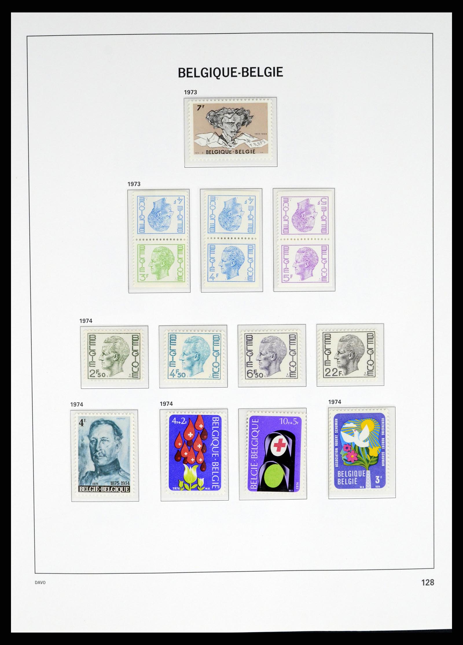 37368 017 - Postzegelverzameling 37368 België 1969-2003.