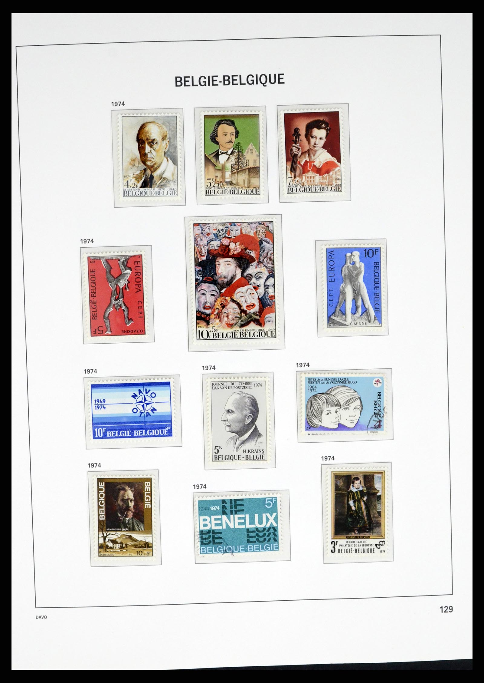 37368 018 - Postzegelverzameling 37368 België 1969-2003.