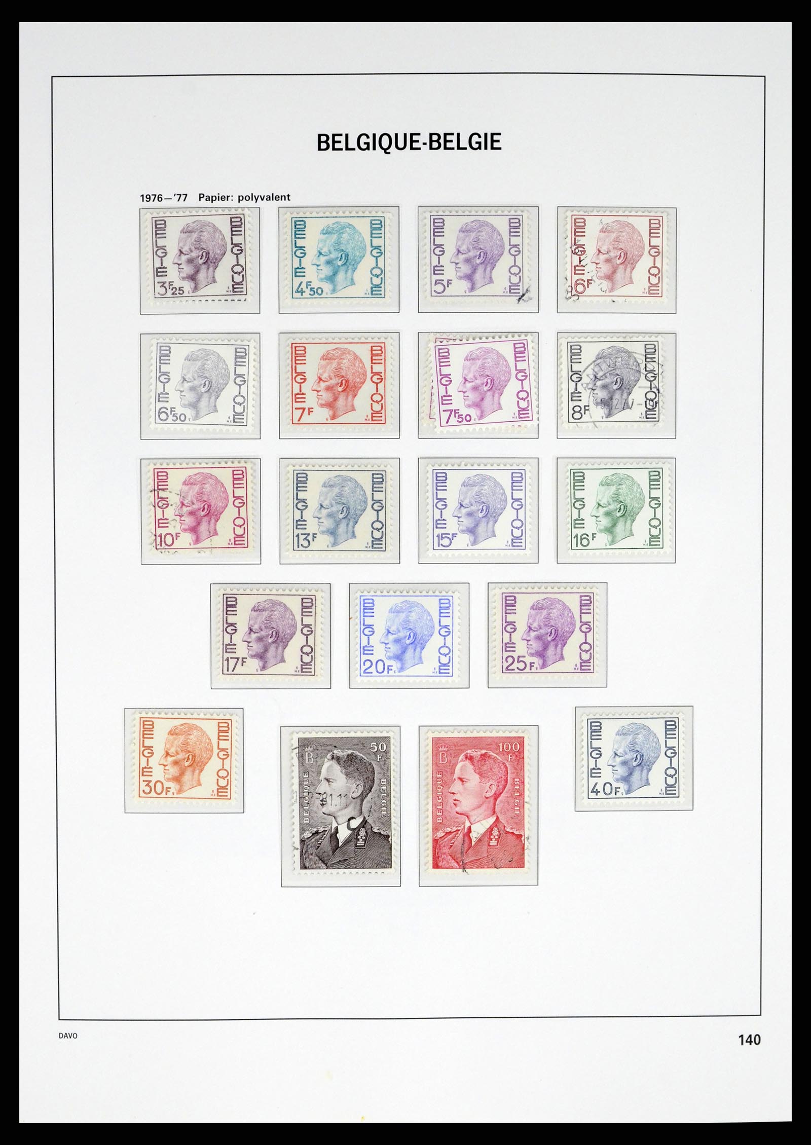 37368 029 - Stamp collection 37368 Belgium 1969-2003.