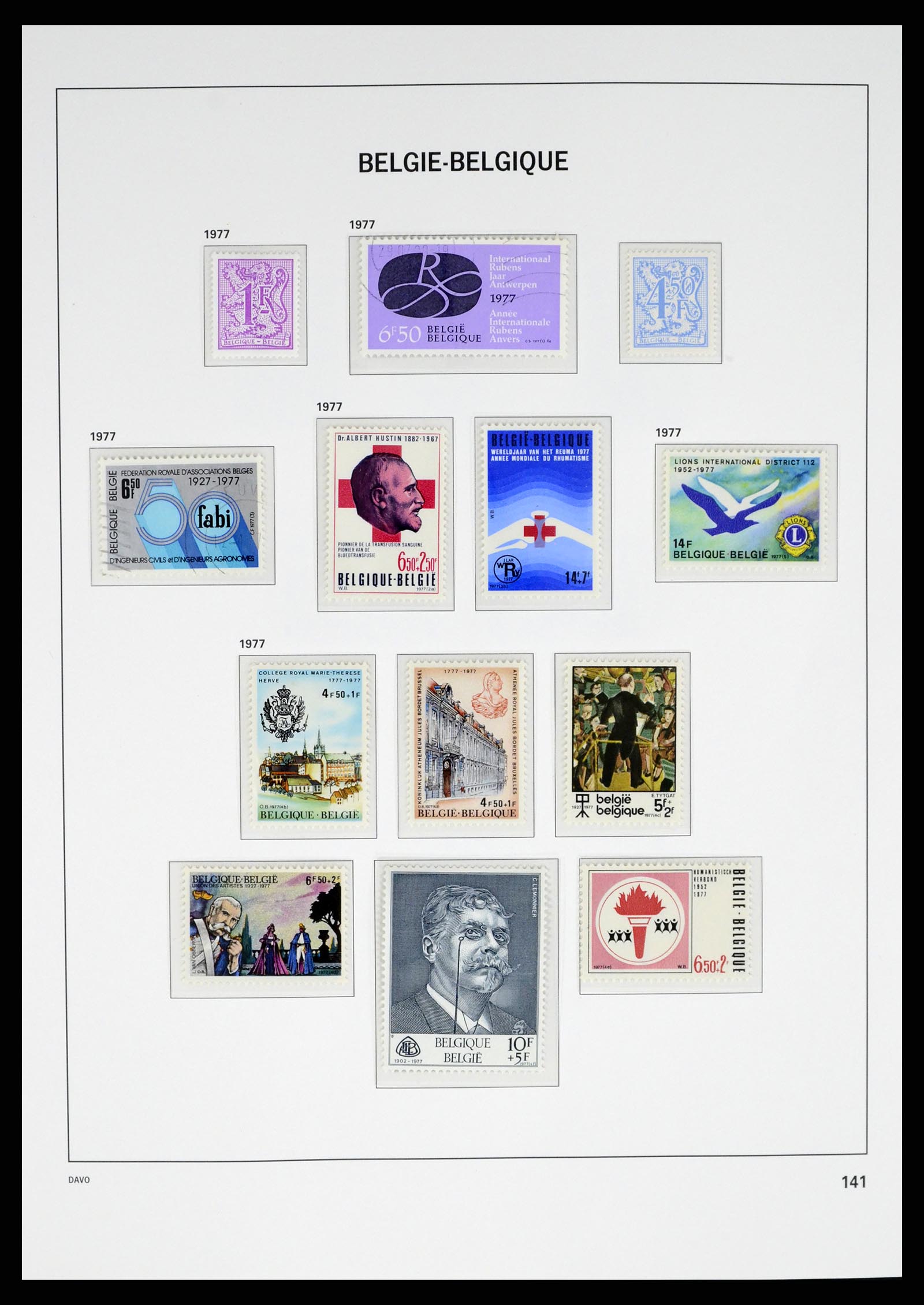 37368 030 - Stamp collection 37368 Belgium 1969-2003.