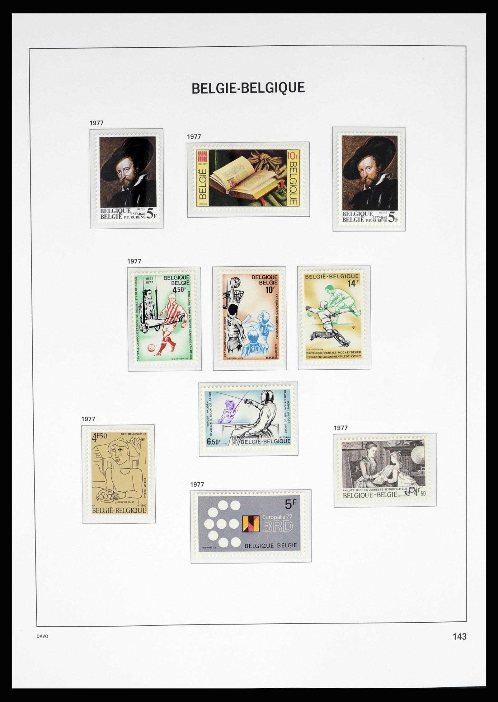 37368 032 - Stamp collection 37368 Belgium 1969-2003.