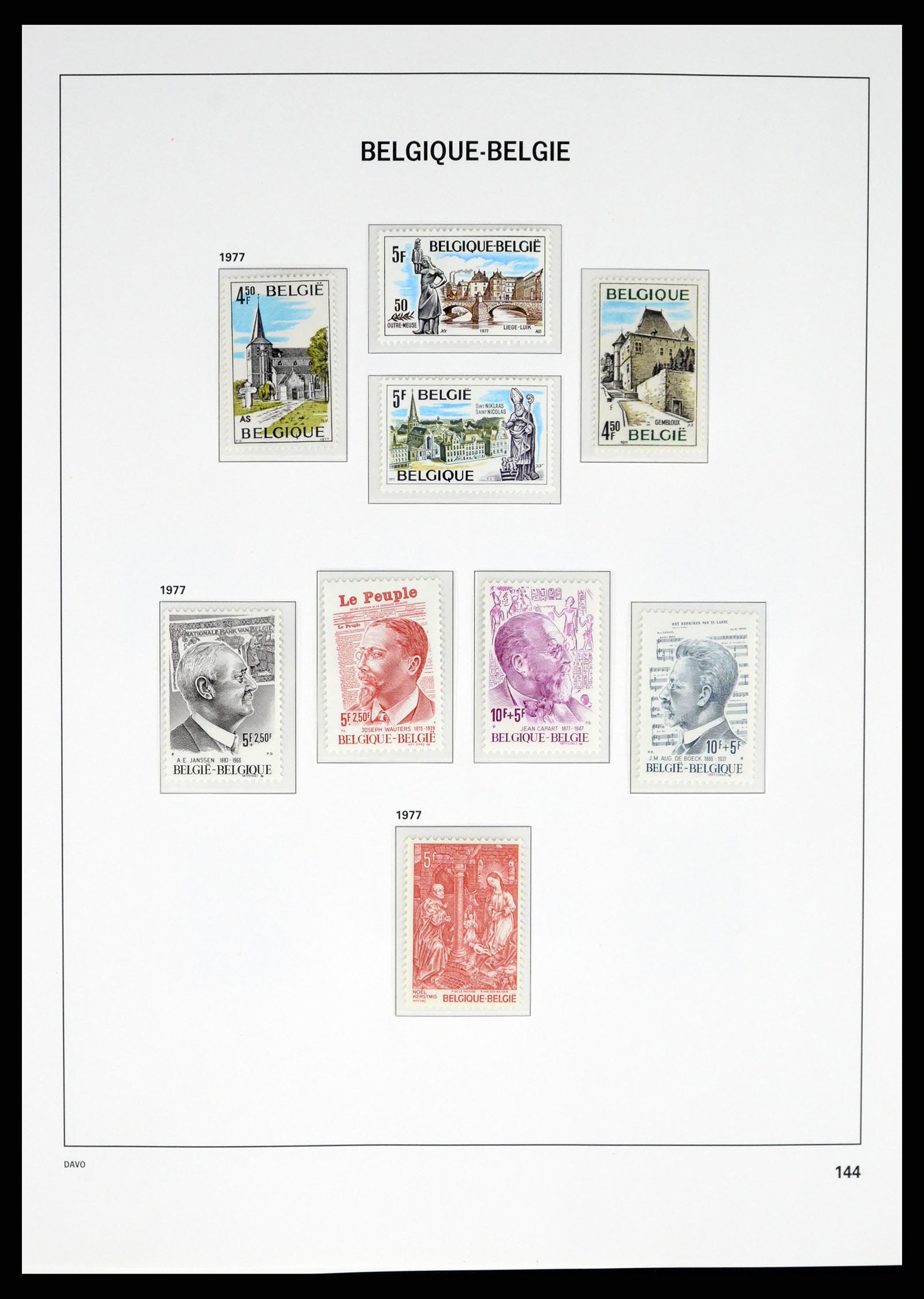 37368 033 - Stamp collection 37368 Belgium 1969-2003.
