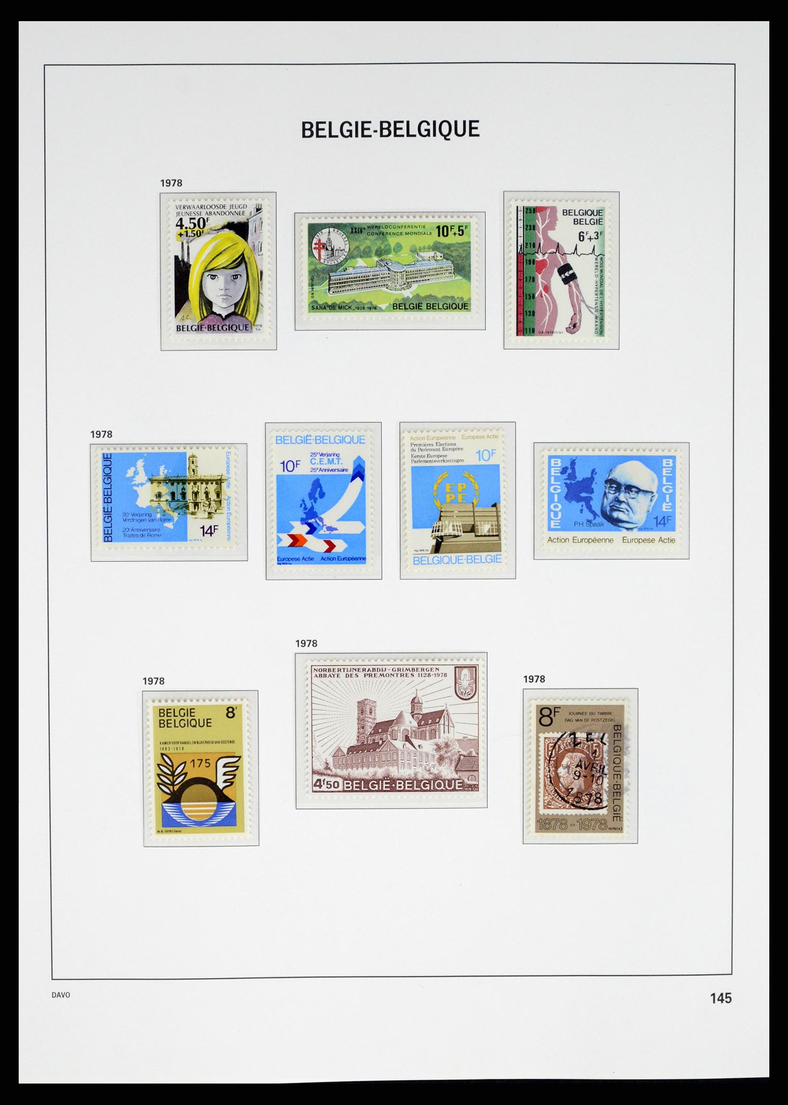 37368 034 - Stamp collection 37368 Belgium 1969-2003.